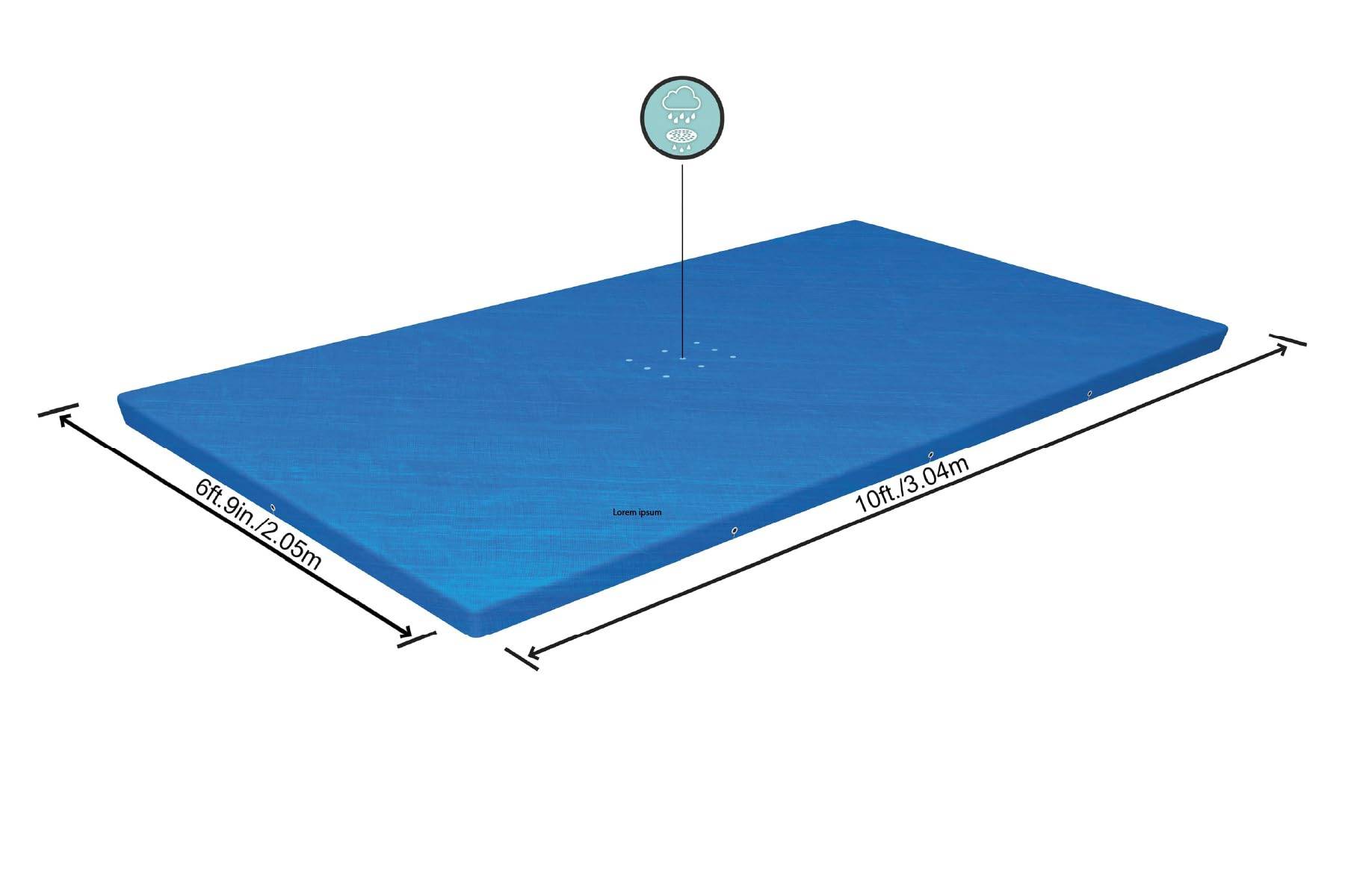 Bestway PE-Abdeckplane 304 x 205 cm, blau, eckig