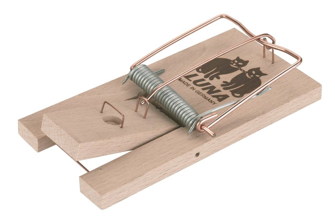 Kerbl 299613 Rattenfalle Luna im Sb Pack mit Holzauslöser