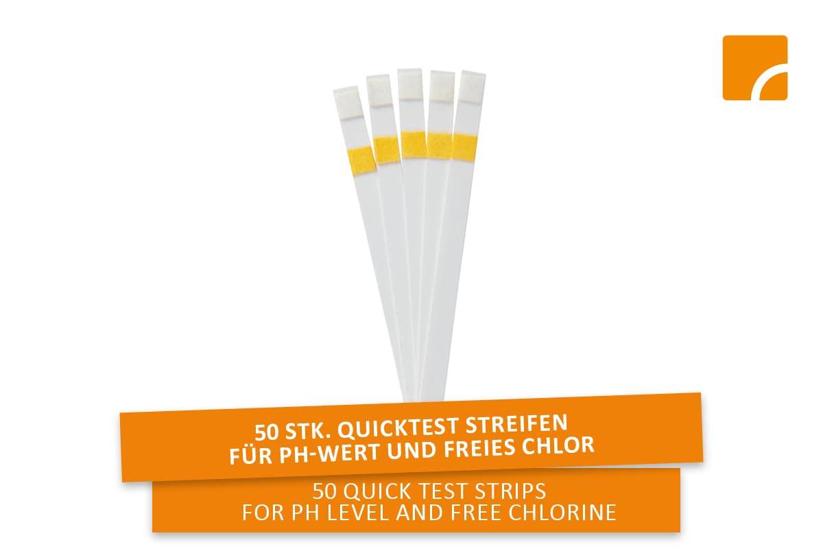STEINBACH | Quicktest Streifen | pH-Wert & freies Chlor | 50er Pack | unkompliziert & präzise | ideal für Poolpflege
