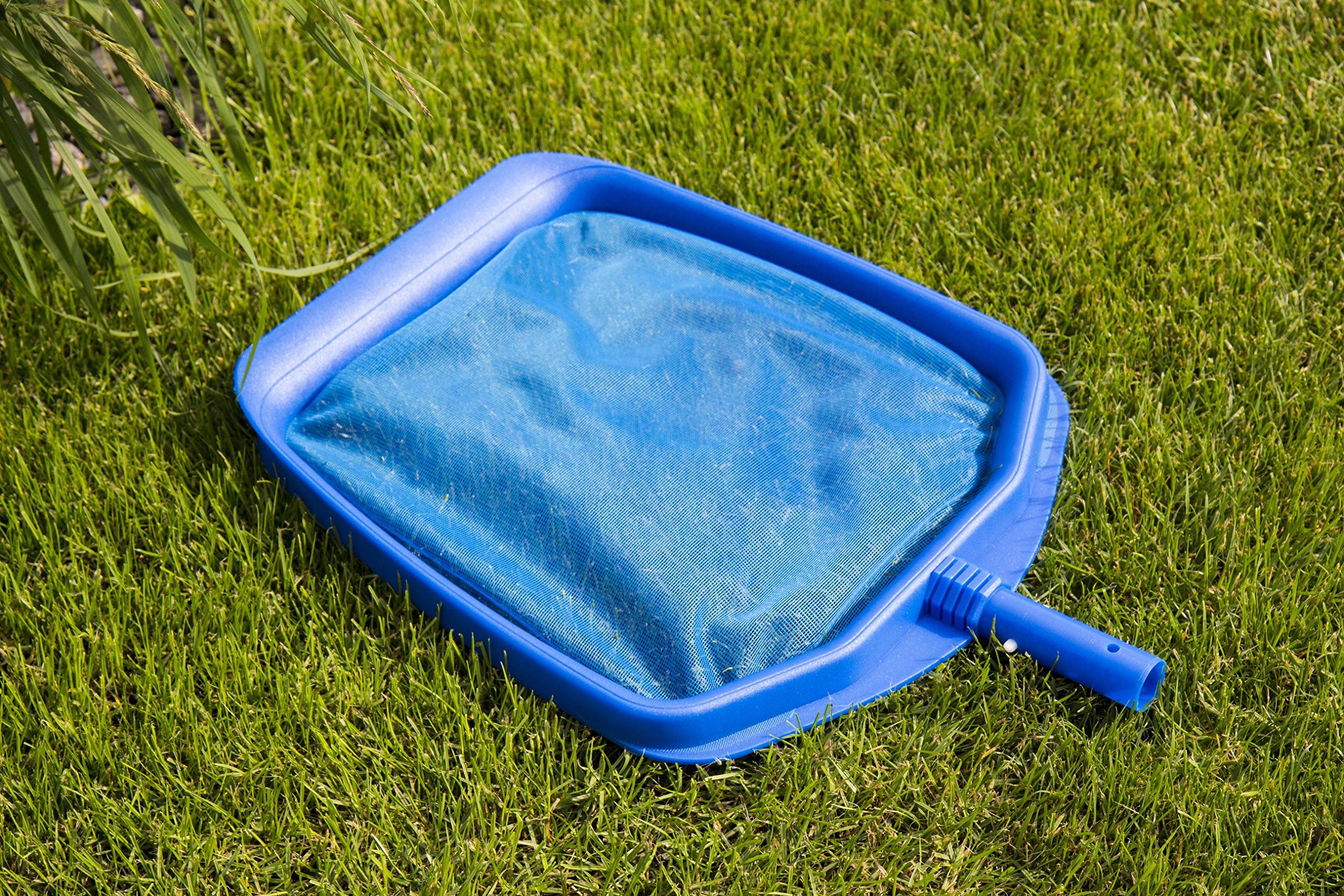 Steinbach | Laubkescher | verstärkter Kunststoffrahmen | kompatibel mit Teleskopstange | ideal für Teiche und Pools