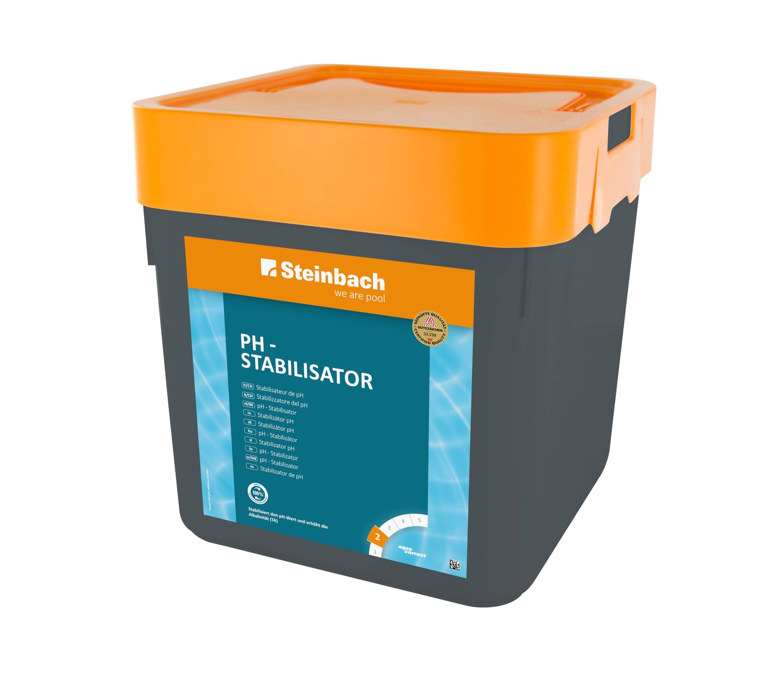 Steinbach Wasserpflege pH-Stabilisator - 0753405TV00 - 5 kg - Stabilisiert den pH-Wert und erhöht die Alkalinität (TA-Wert)