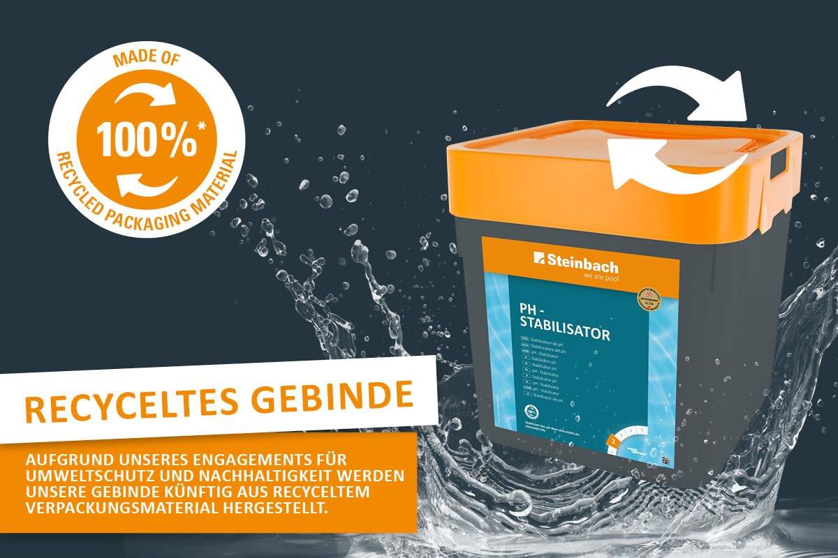 Steinbach Wasserpflege pH-Stabilisator - 0753405TV00 - 5 kg - Stabilisiert den pH-Wert und erhöht die Alkalinität (TA-Wert)