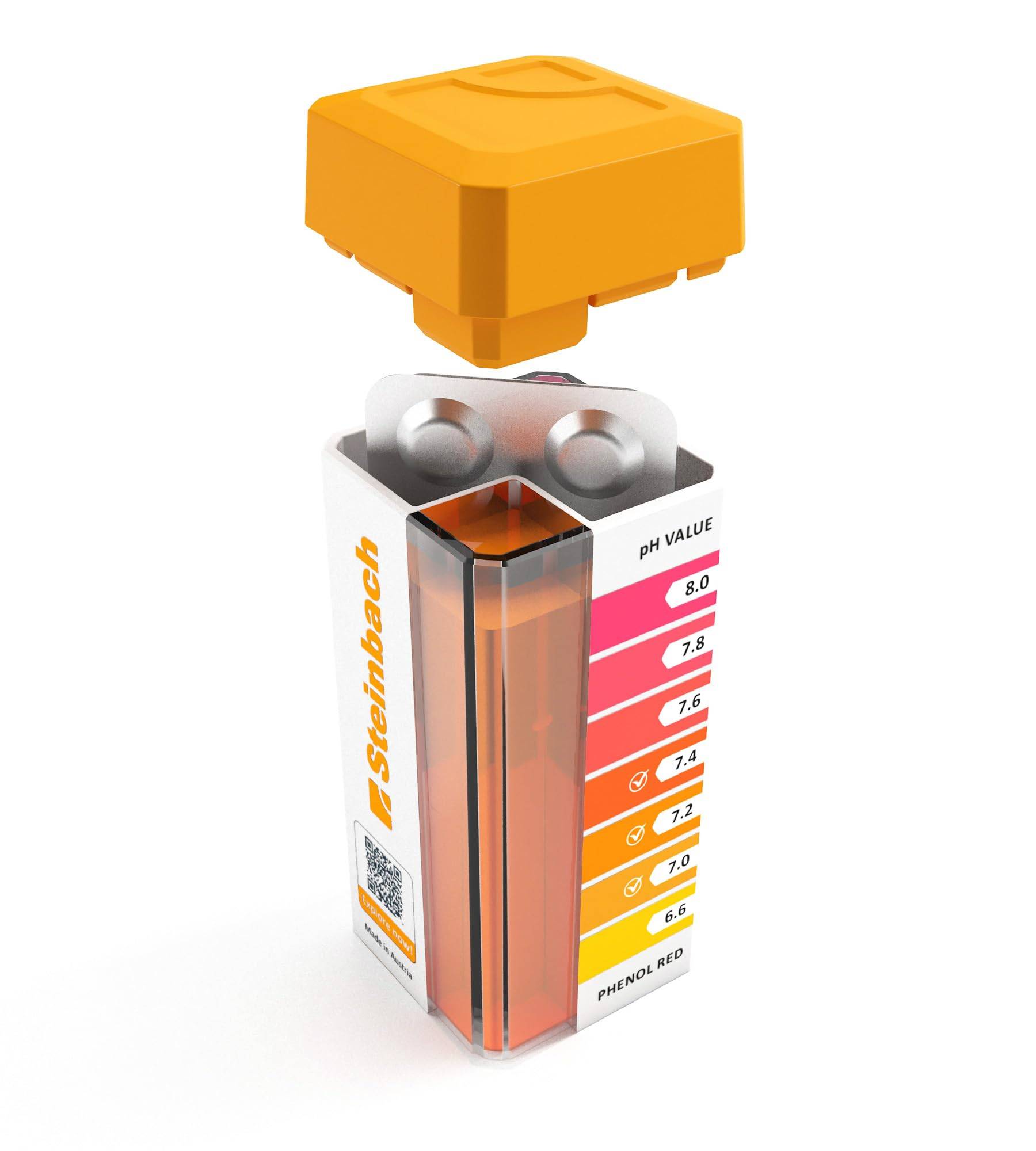 STEINBACH Testkit für pH-Wert und Sauerstoff (O₂) - 079201 - inklusive 2X 20 Tabletten, einfache Anwendung, für Pools und Whirlpools geeignet