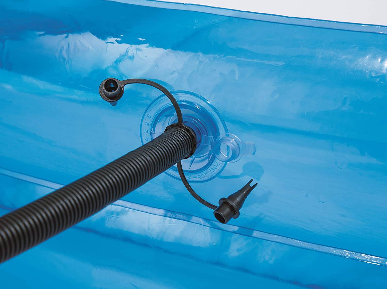 Bestway 54005 Family Pool, Pool rechteckig für Kinder, leicht aufbaubar, blau, 201 x 150 x 51 cm
