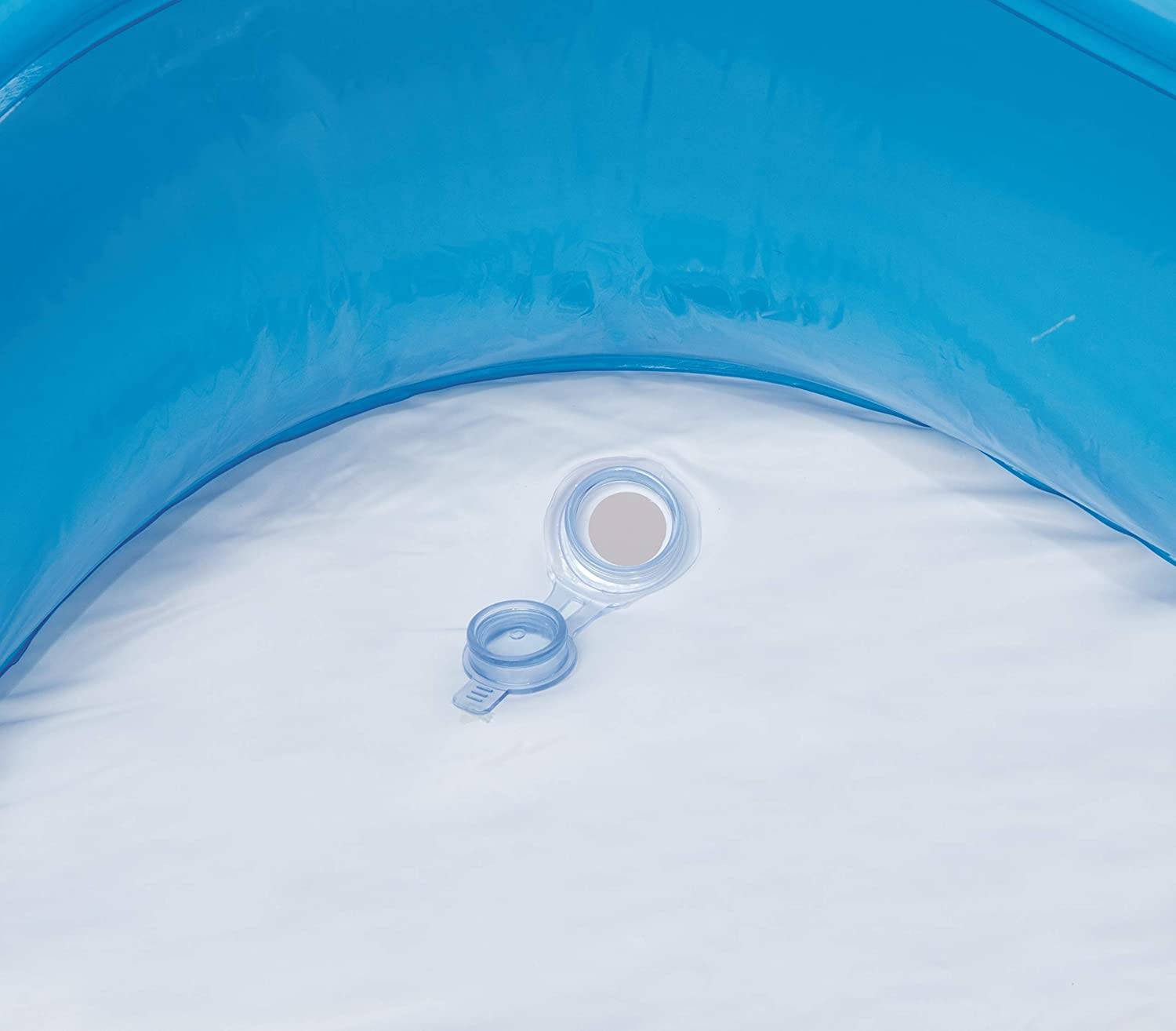 Bestway 54005 Family Pool, Pool rechteckig für Kinder, leicht aufbaubar, blau, 201 x 150 x 51 cm