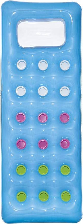 BESTWAY Badematr.Fashion Lounge (Blau, 188 x 71 cm)