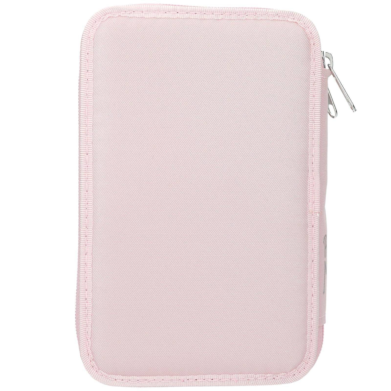 Depesche Princess Mimi Robby - Gefüllte 2-Fach Federtasche in Rosé, mit flauschigem Robben-Motiv und applizierten Flossen, Federmappe mit Buntstifte