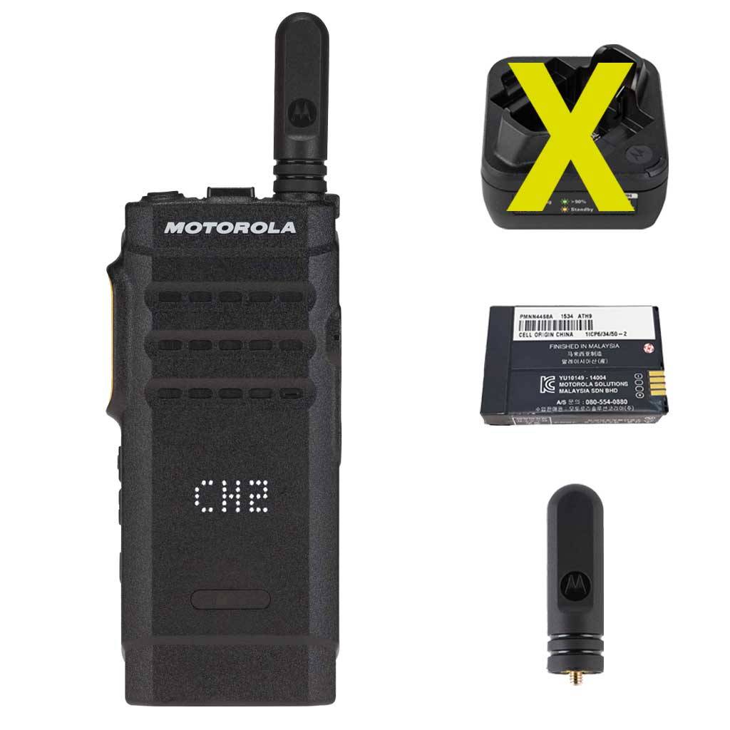 Motorola SL1600 Handfunkgerät UHF - Batterie Antenne MDH88QCP9JA2AN