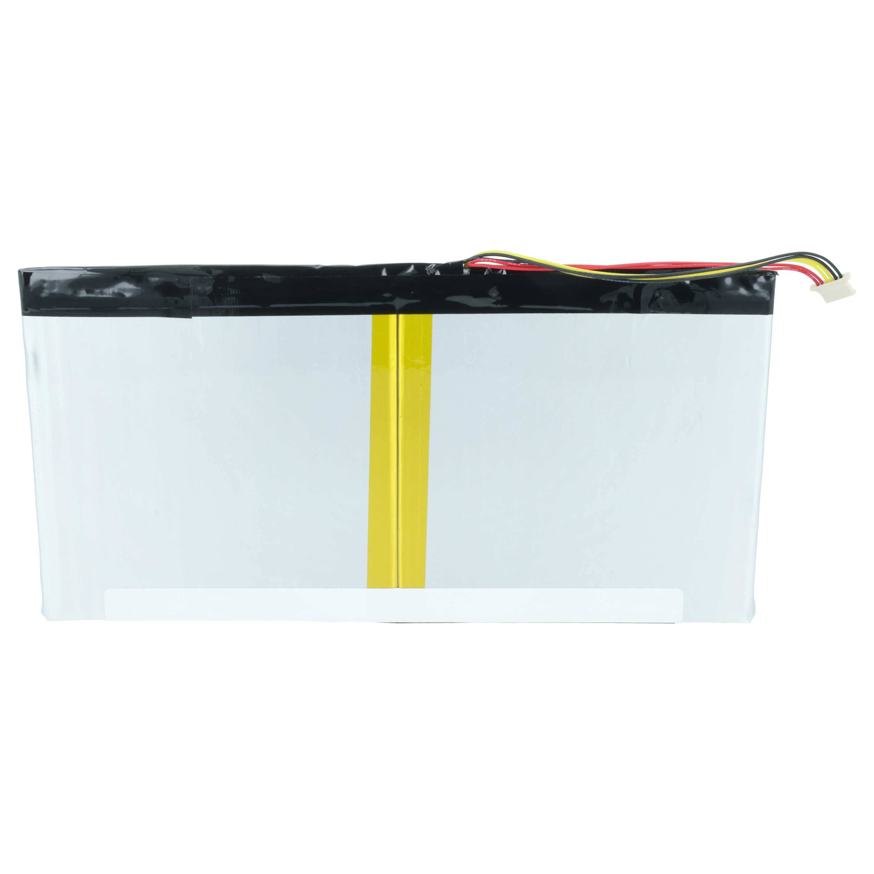vhbw Akku Ersatz für Acer PR-279594N(1ICP3/95/94-2), PR-279594N für Tablet Pad (5700 mAh, 3,7 V, Li-Polymer) mit 6-Pin-Anschluss