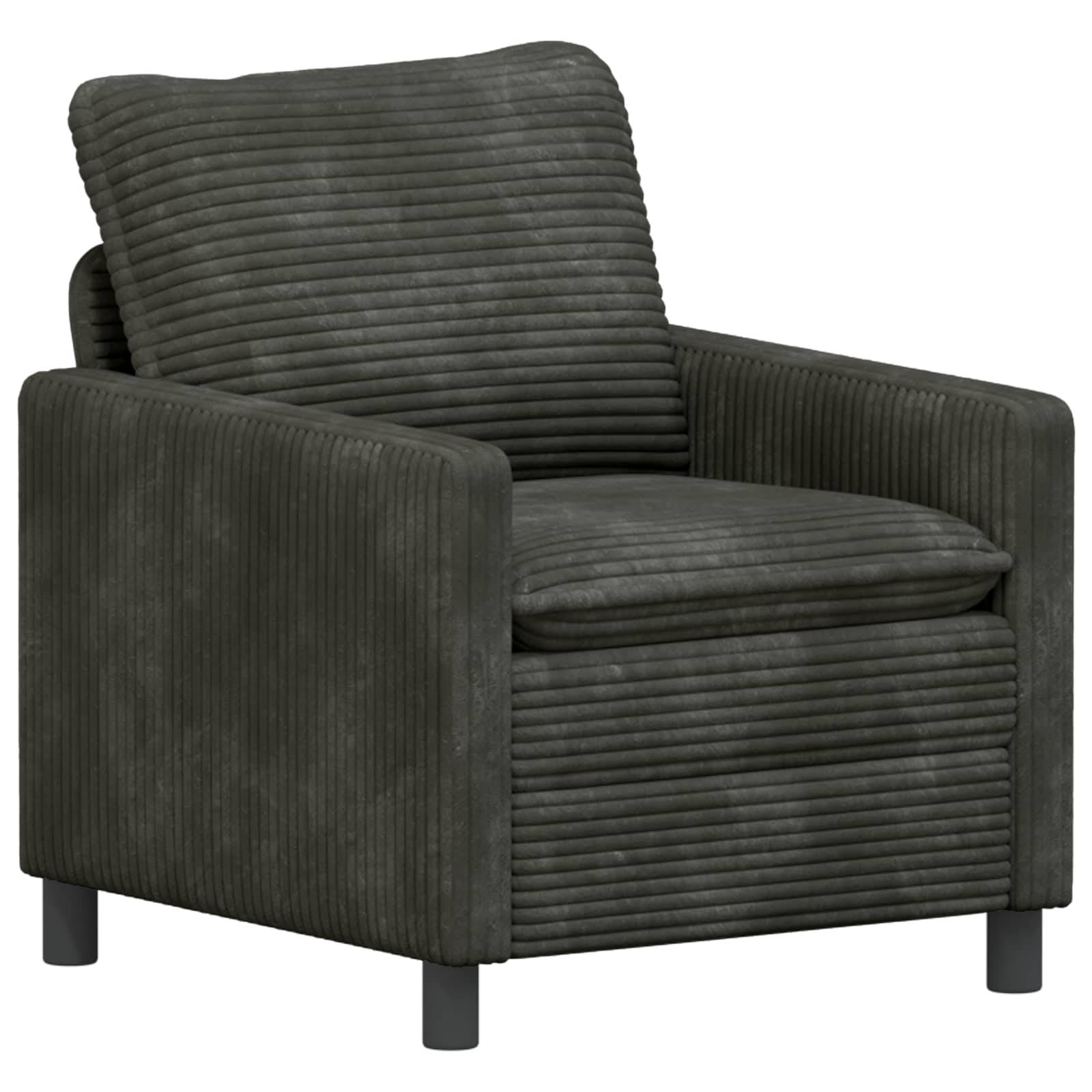 vidaXL Sofa Set 2 pcs Anthrazit Polyester