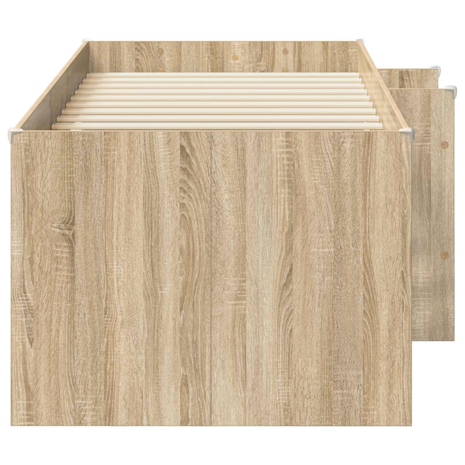 vidaXL Hochbett für Kinder 2 pcs Sonoma 203 x 101,1 x 68,5 cm