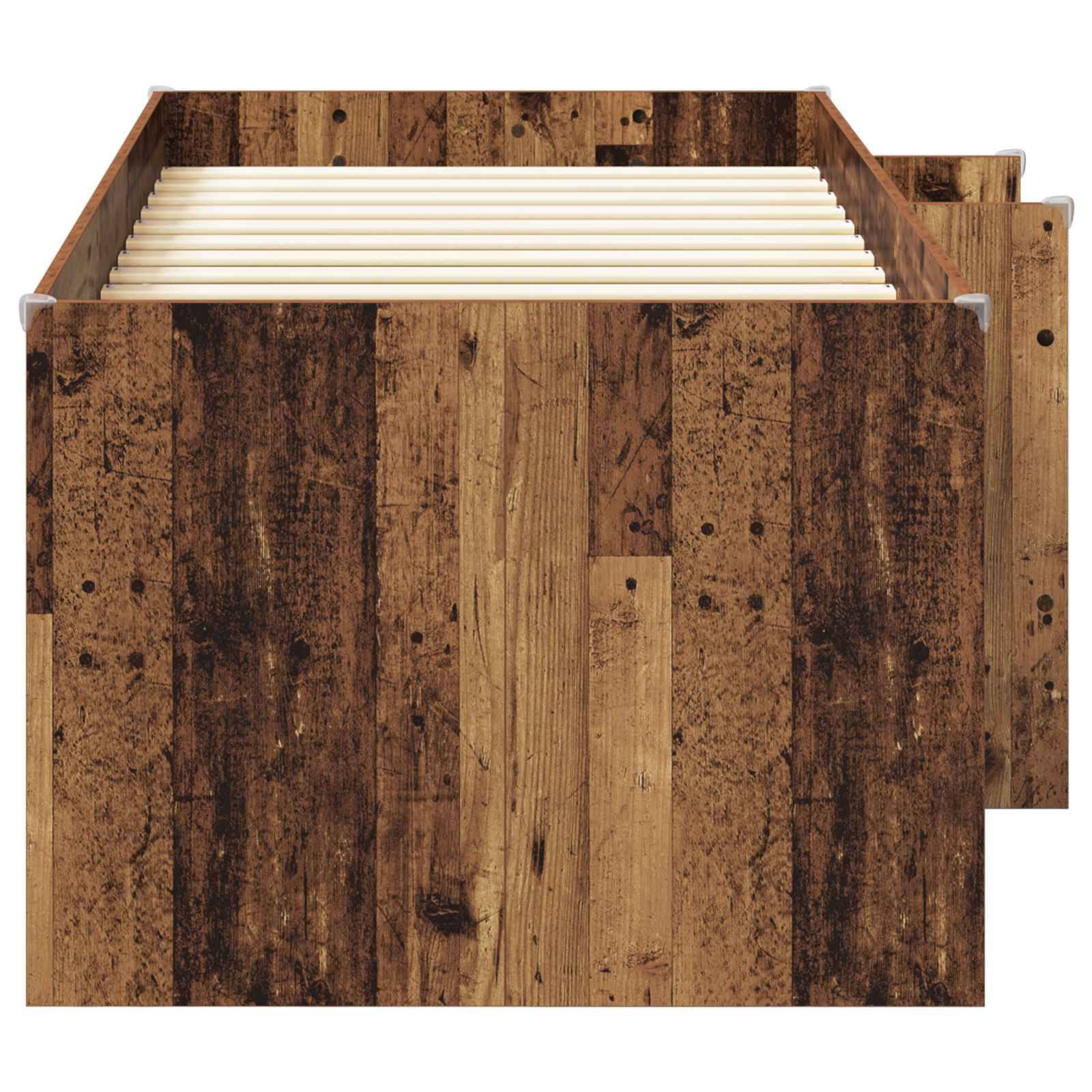 vidaXL Hochbett für Kinder 2 pcs Altholz 193 x 96,1 x 68,5 cm