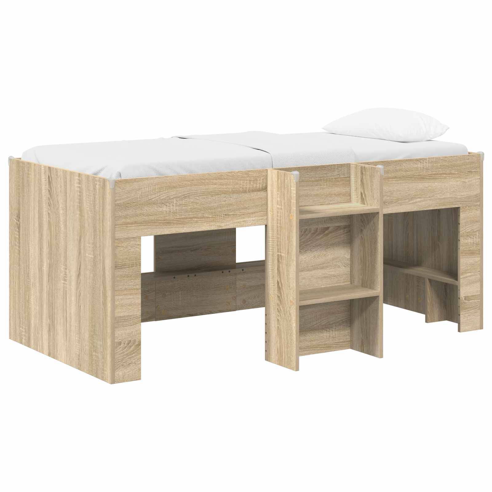 vidaXL Hochbett für Kinder 2 pcs Sonoma 163 x 101,1 x 68,5 cm