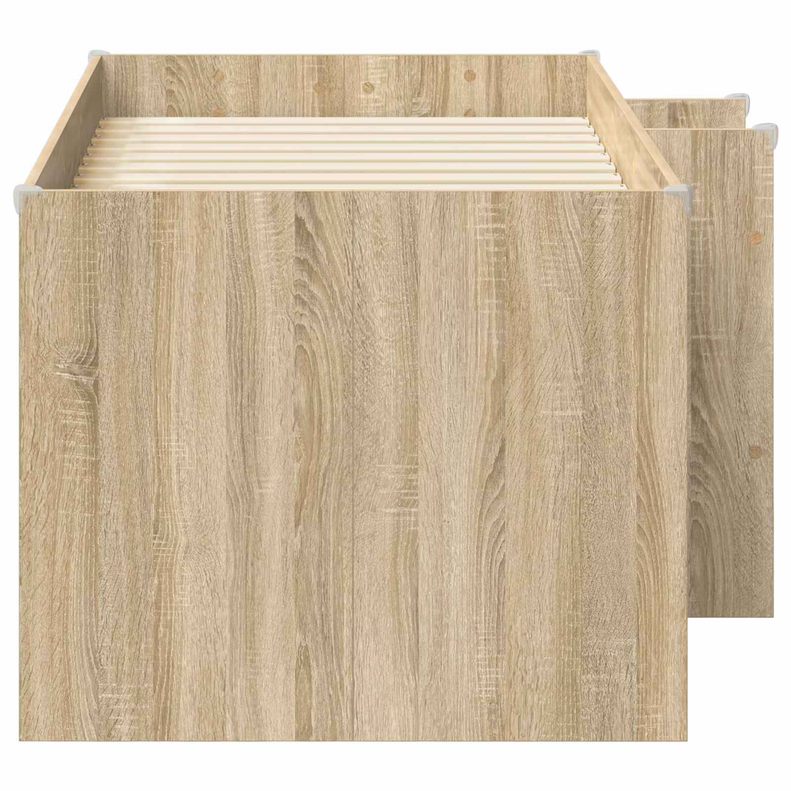 vidaXL Hochbett für Kinder 2 pcs Sonoma 163 x 101,1 x 68,5 cm