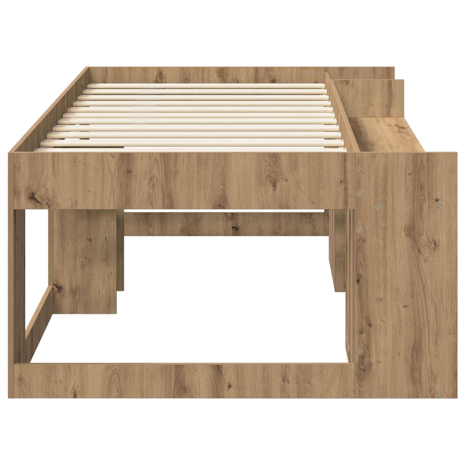 vidaXL Kinderbettgestell mit Stauraum Artisan-Eiche 98,5 x 200 cm
