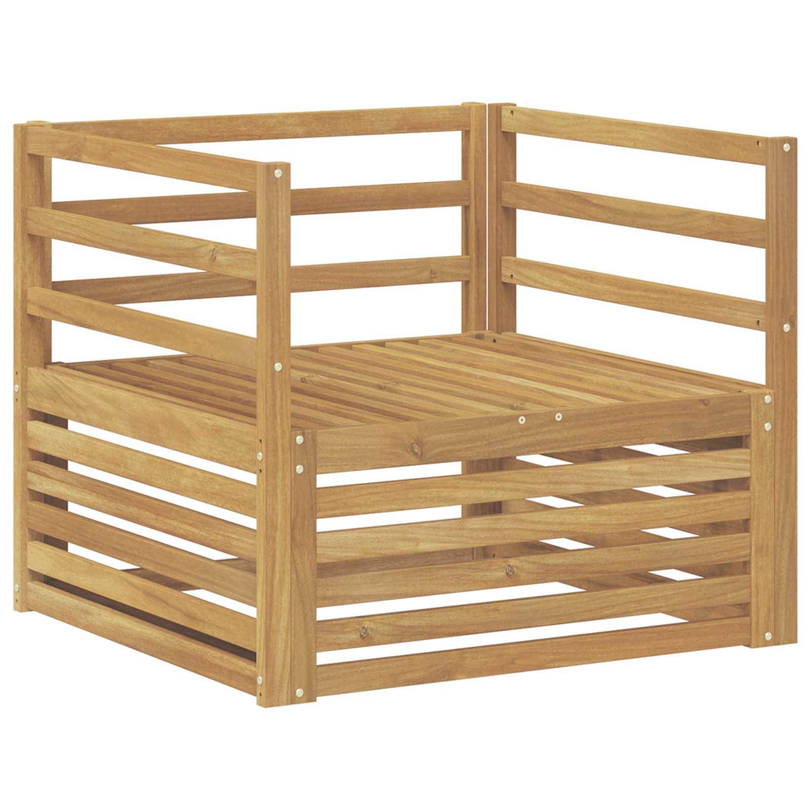vidaXL Outdoor-Sofa Weiß