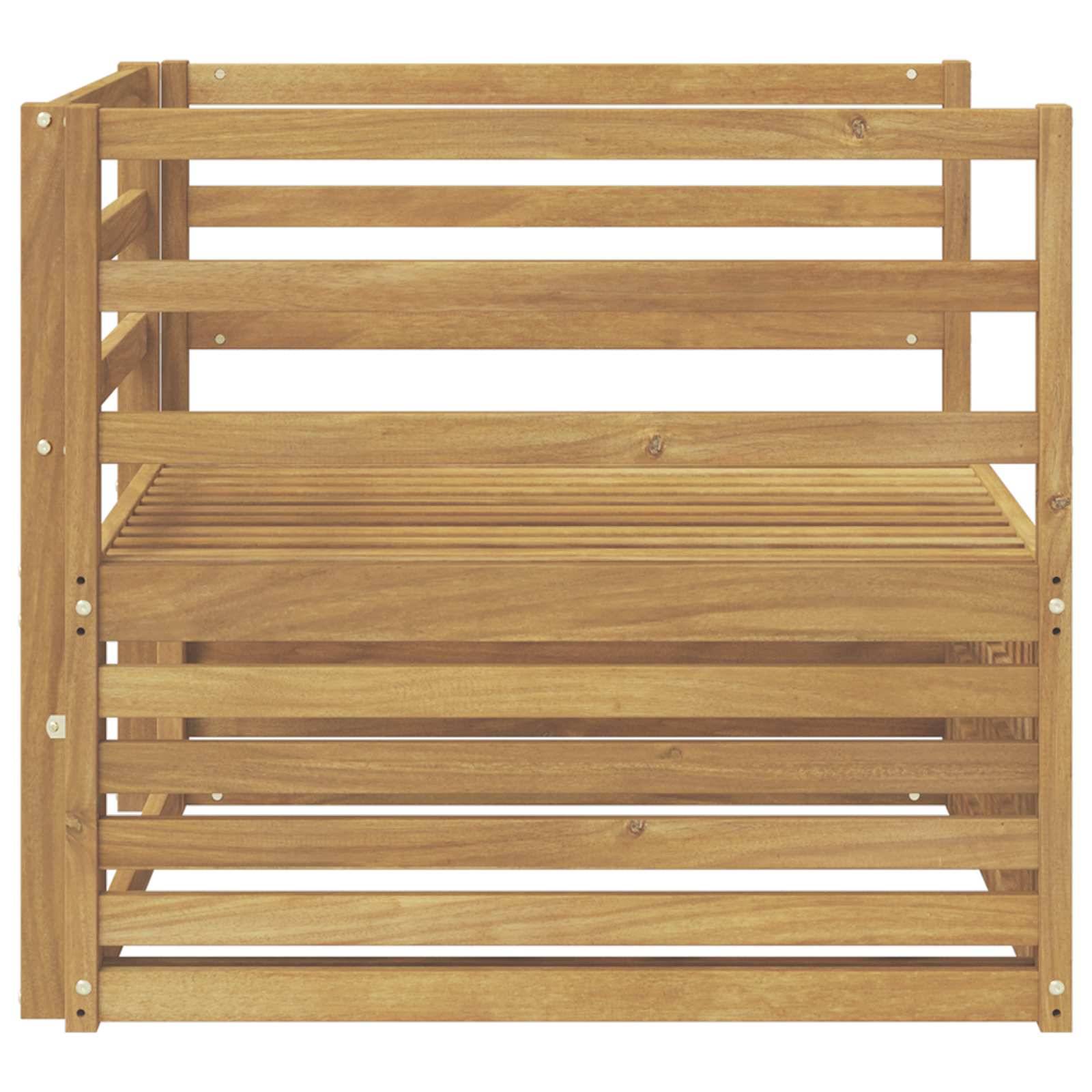 vidaXL Outdoor-Sofa Weiß