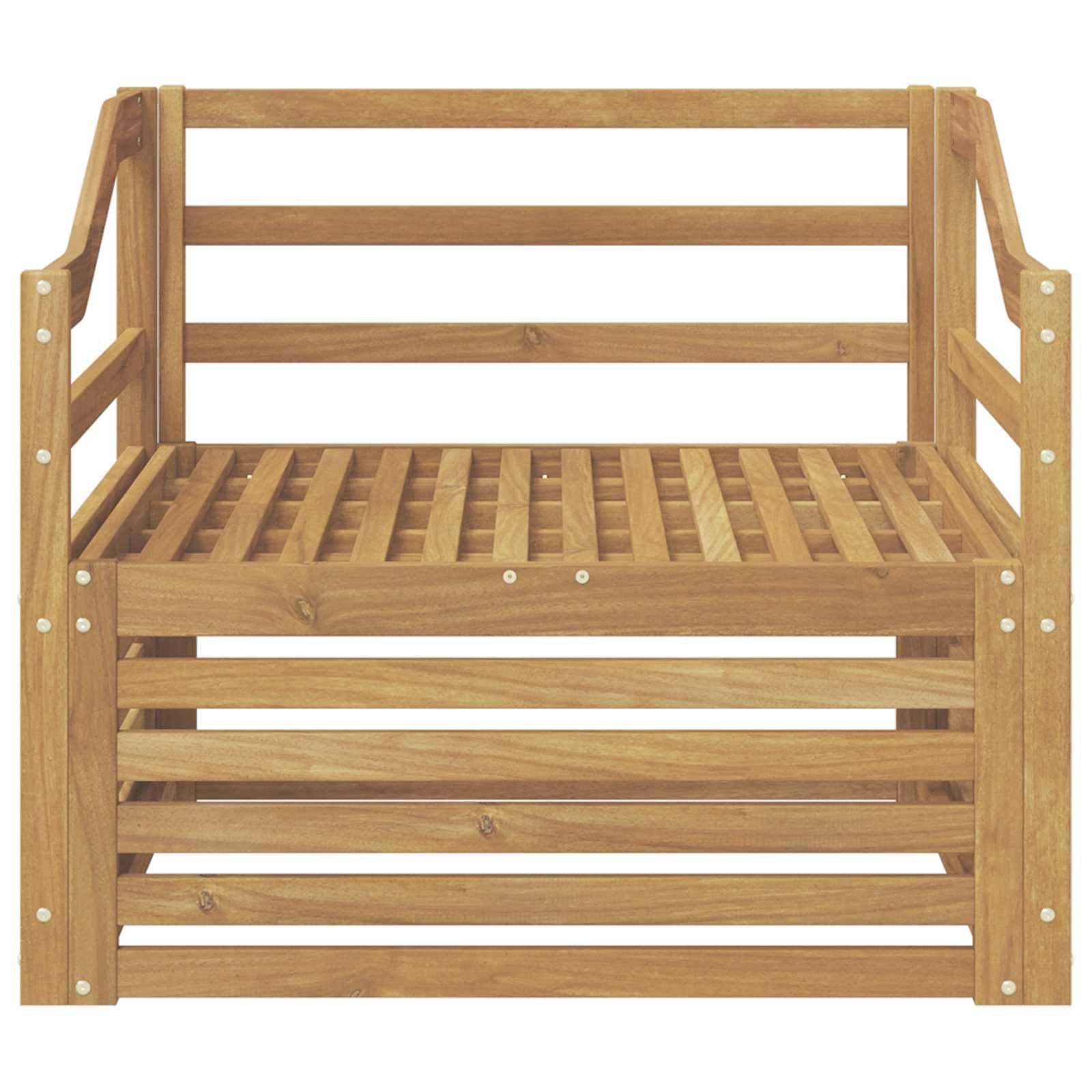 vidaXL Outdoor-Sofa Weiß