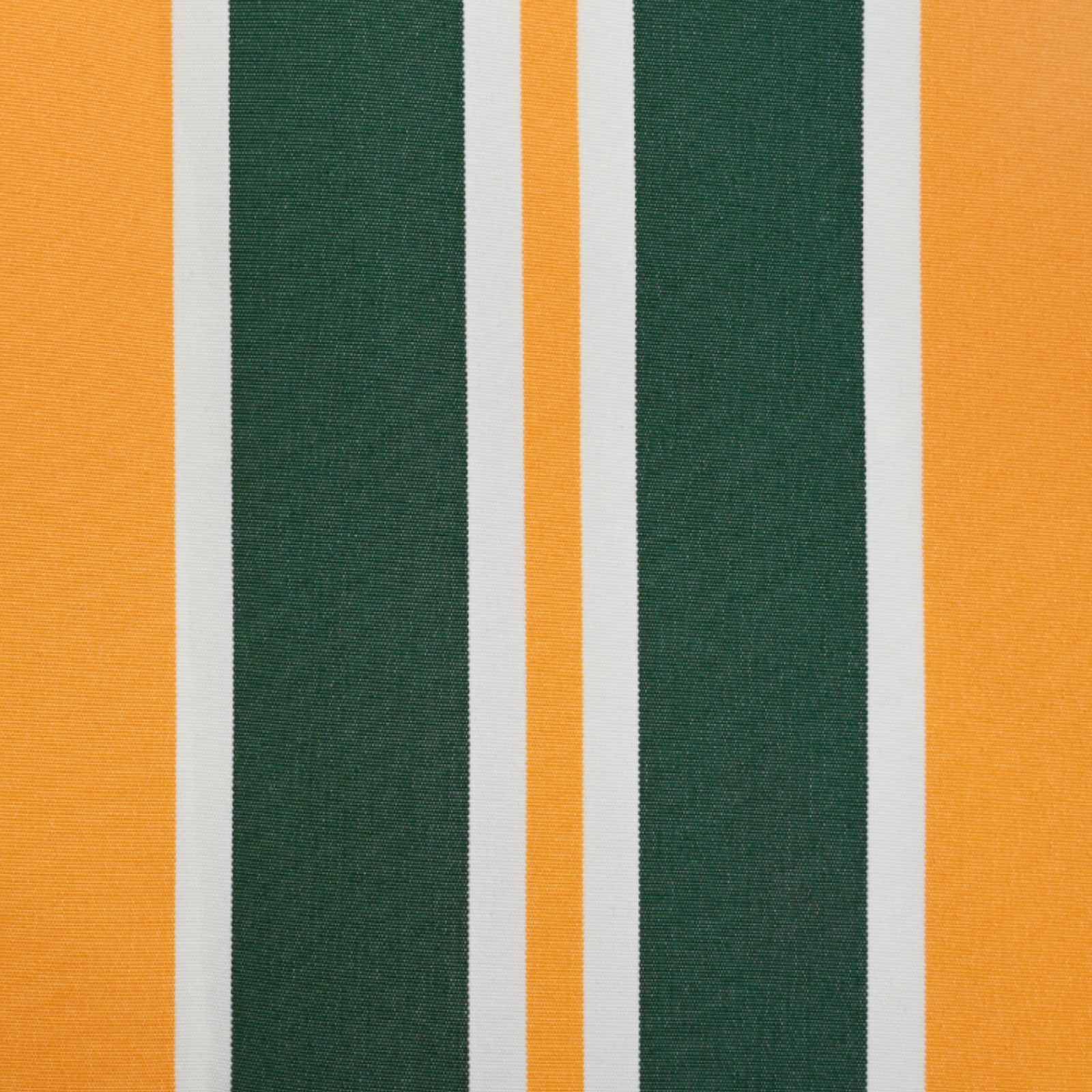 vidaXL Markisenersatzstoff Grün und Gelb 300 x 250 cm Polyester