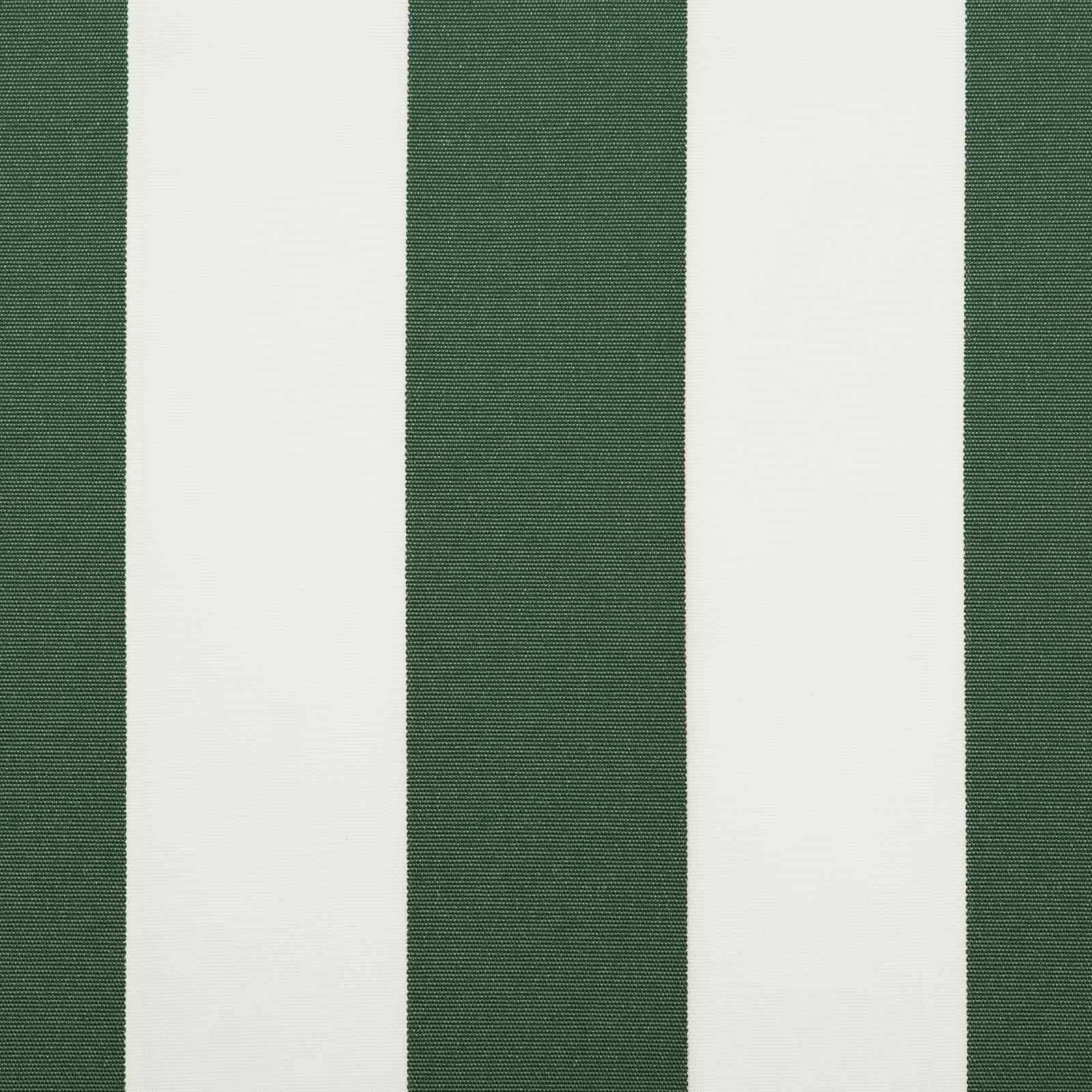 vidaXL Markisenersatzstoff Grün und Weiß 500 x 300 cm Polyester