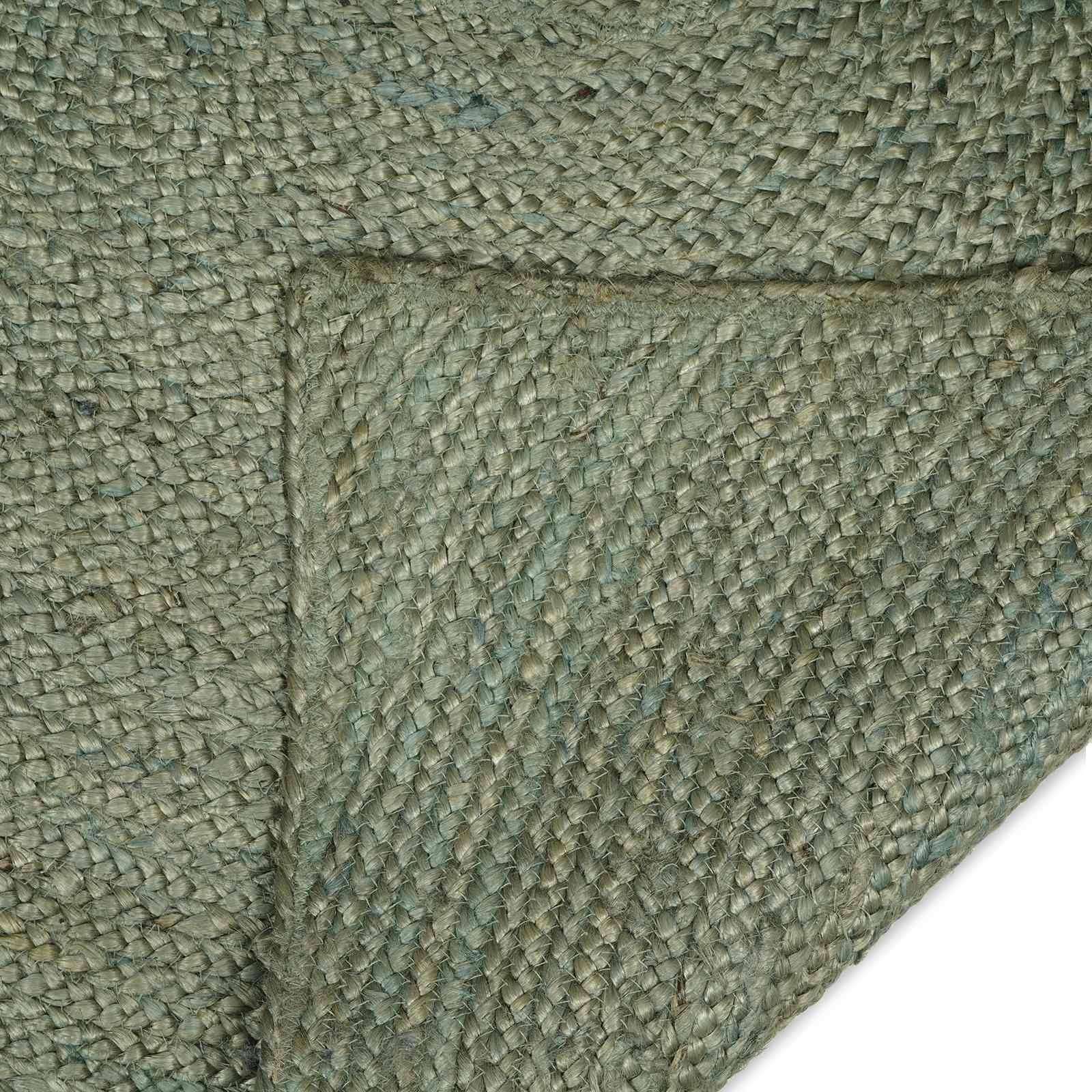 vidaXL Bereichsteppiche Olive Grün 140 x 200 cm Jute
