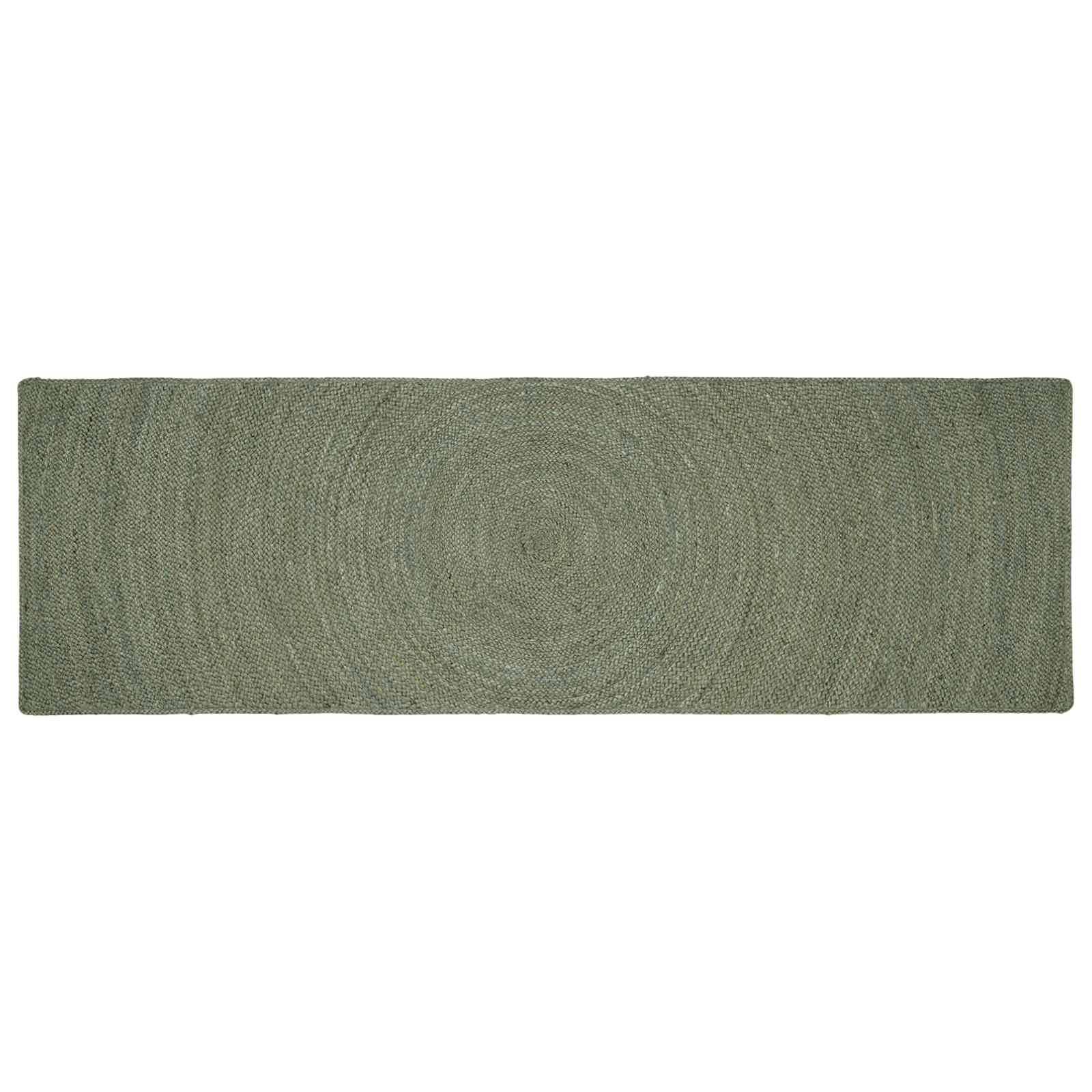 vidaXL Bereichsteppiche Olive Grün 80 x 200 cm Jute