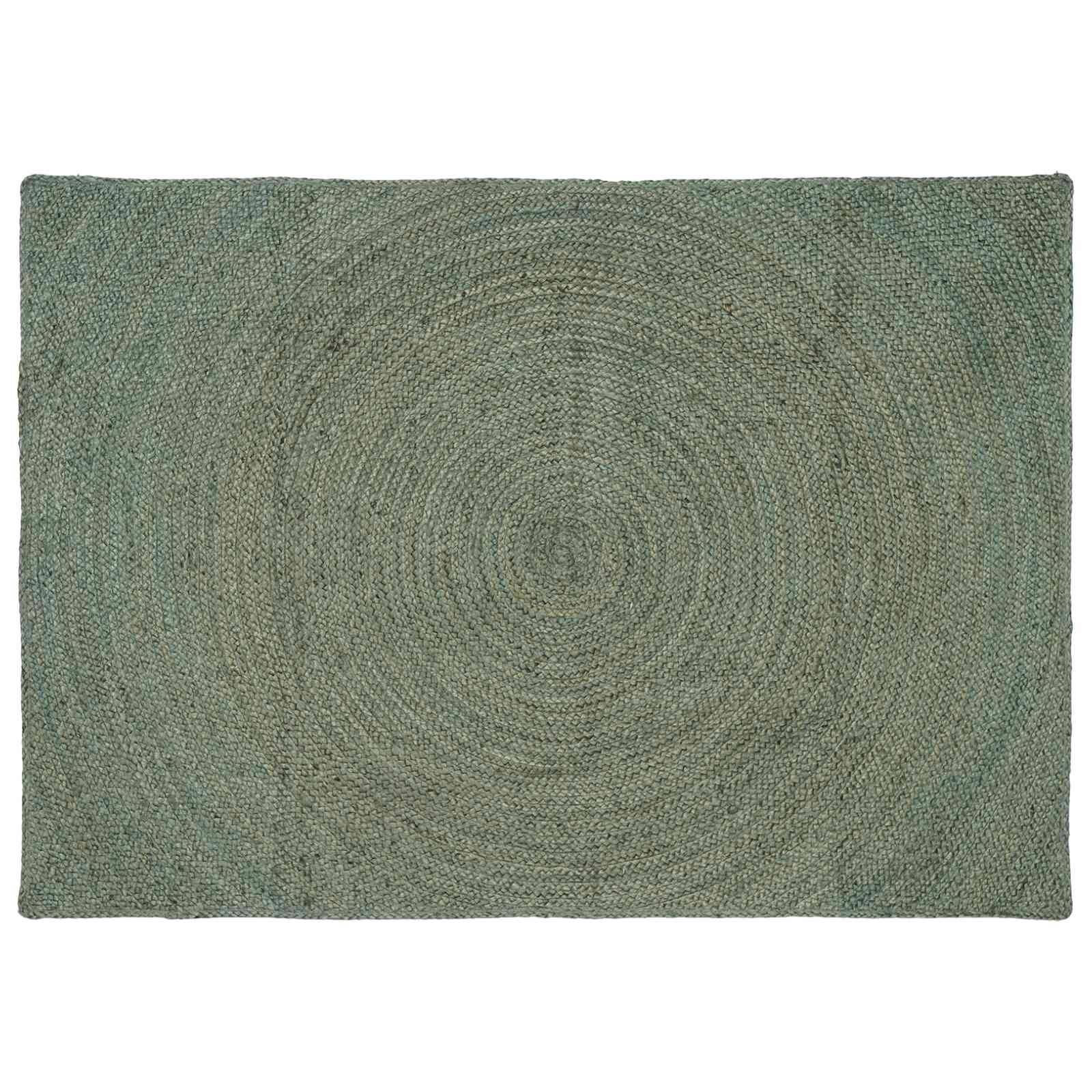 vidaXL Bereichsteppiche Olive Grün 140 x 200 cm Jute