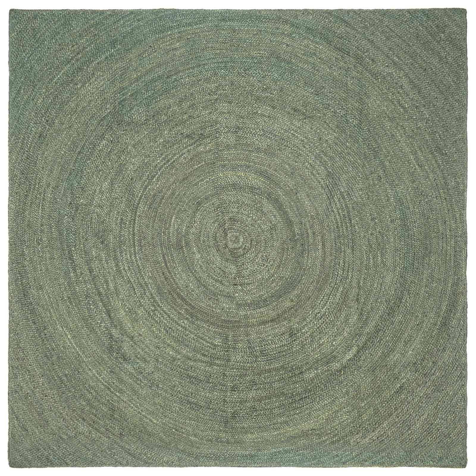 vidaXL Bereichsteppiche Olive Grün 300 x 300 cm Jute