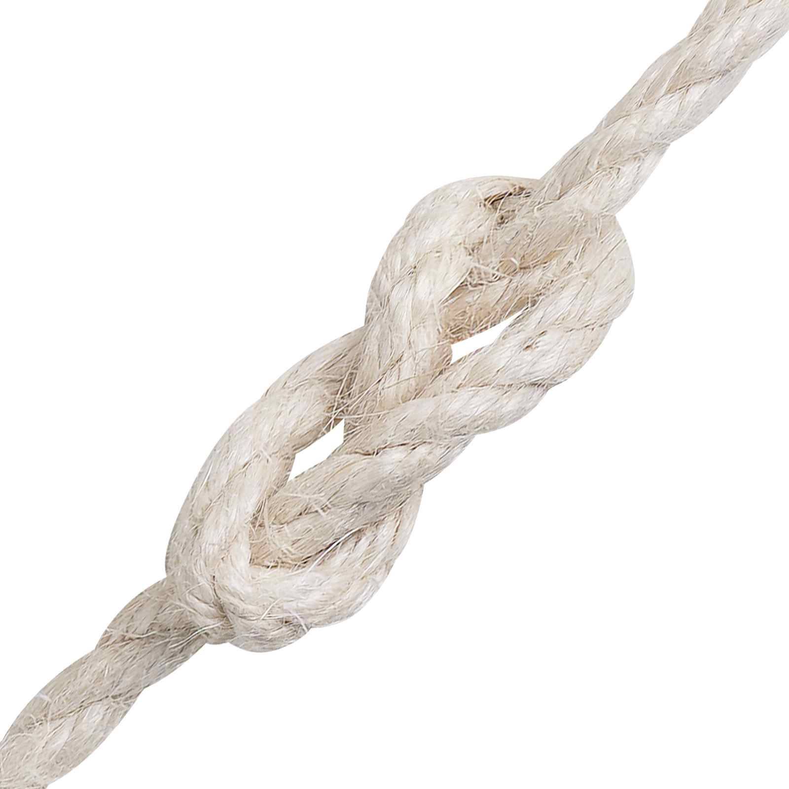 vidaXL Juteschnur 2 pcs 2 Weiß 100% Tossa Jute