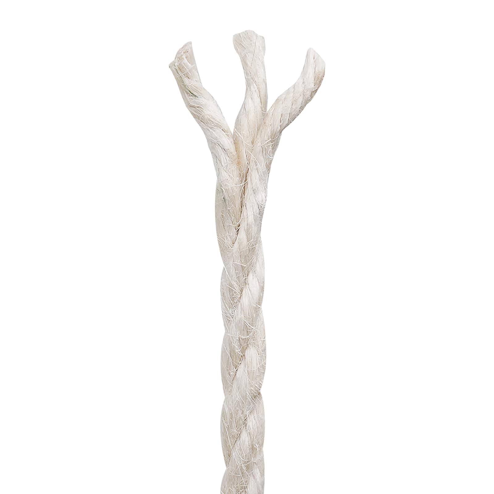 vidaXL Juteschnur 2 pcs 2 Weiß 100% Tossa Jute