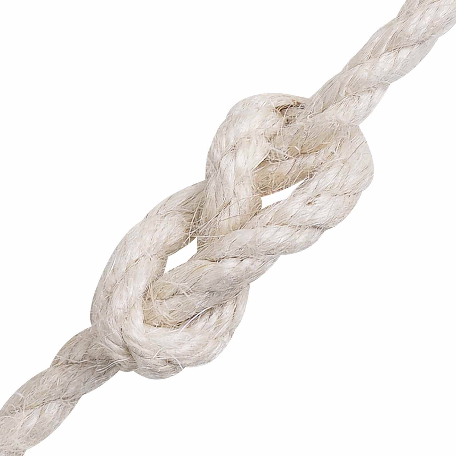 vidaXL Juteschnur 4 Weiß 100% Tossa Jute