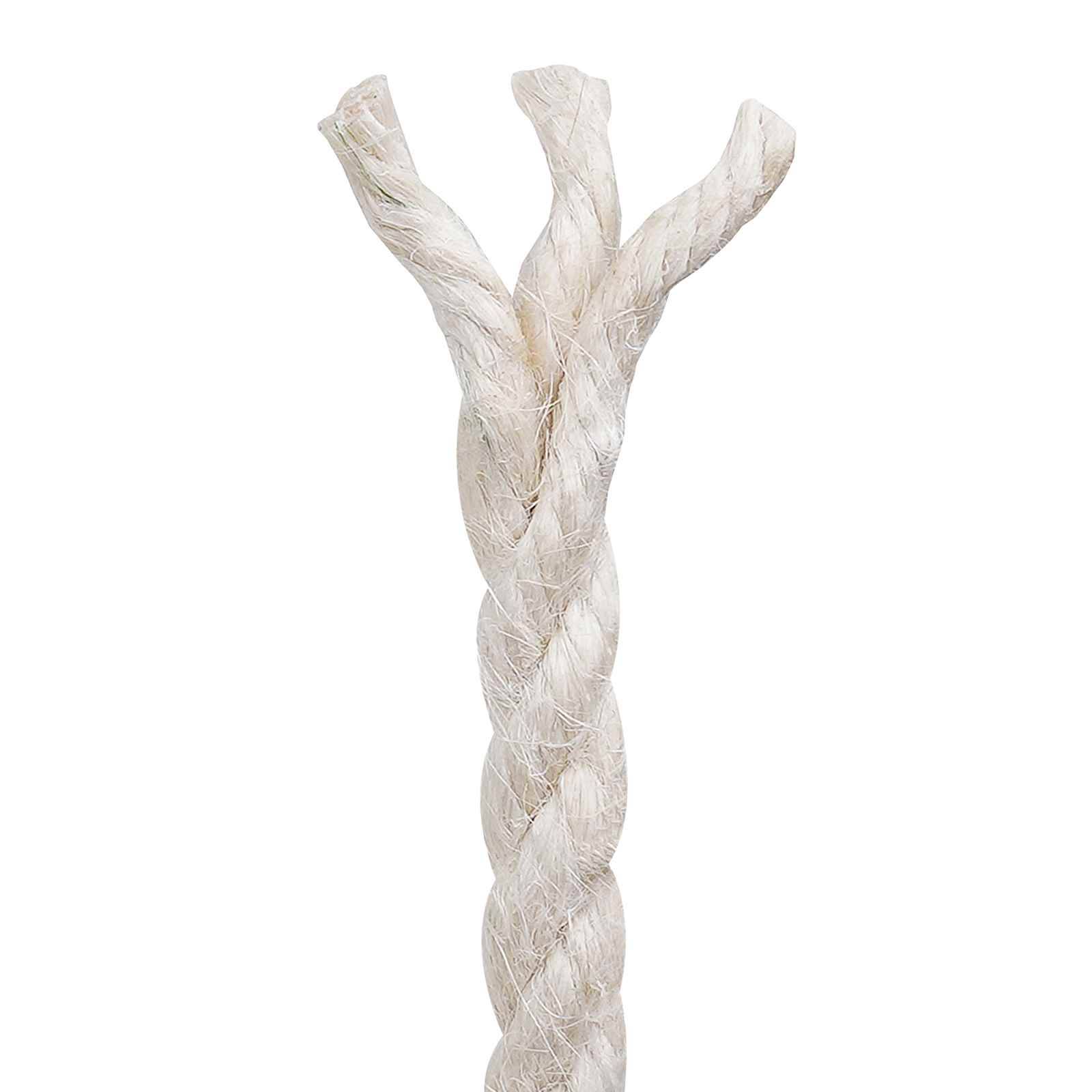 vidaXL Juteseil 8 Weiß 100% Tossa Jute