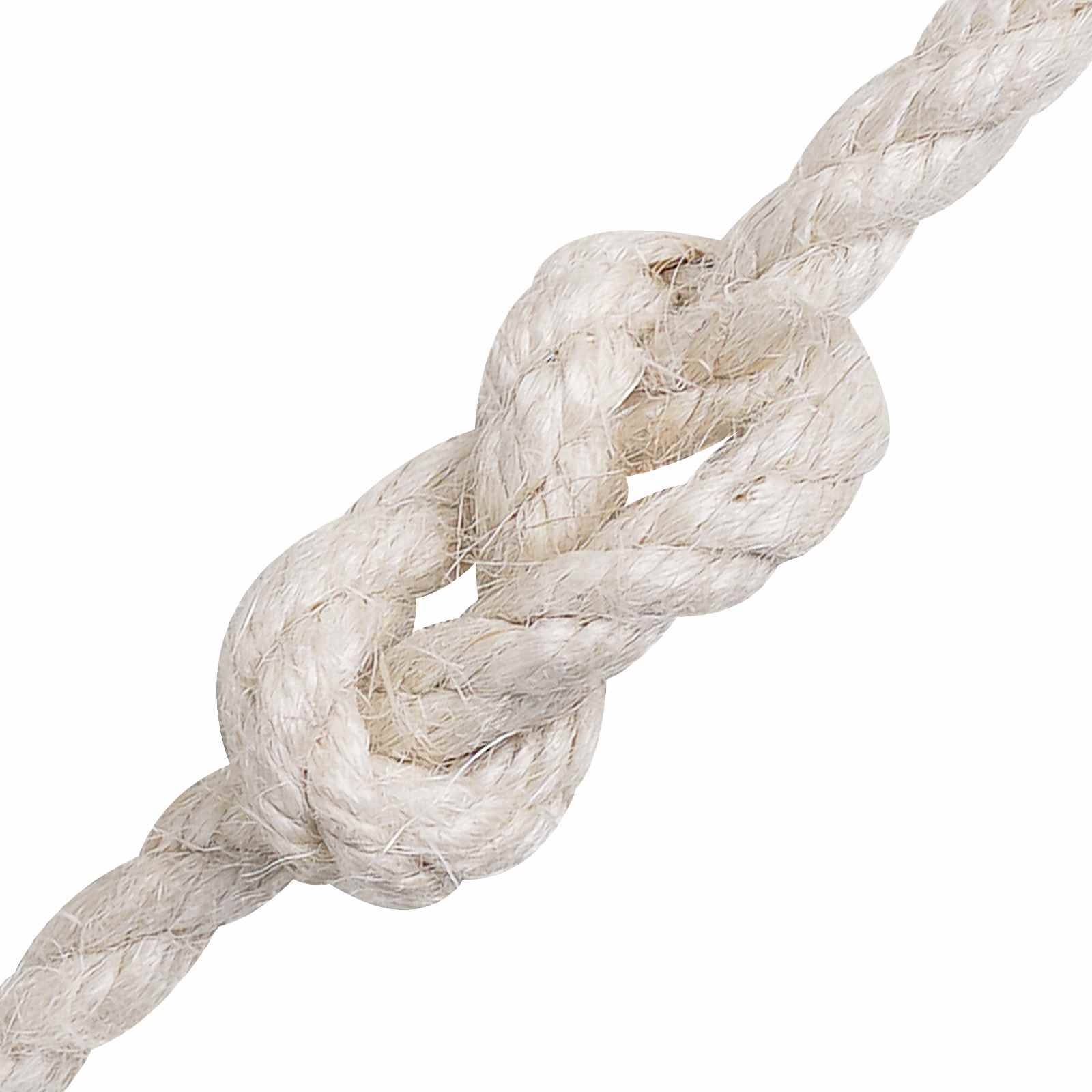 vidaXL Juteseil 8 Weiß 100% Tossa Jute