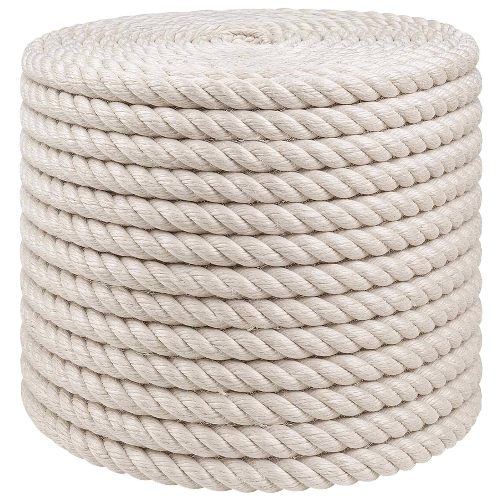vidaXL Juteseil 14 Weiß 100% Tossa Jute