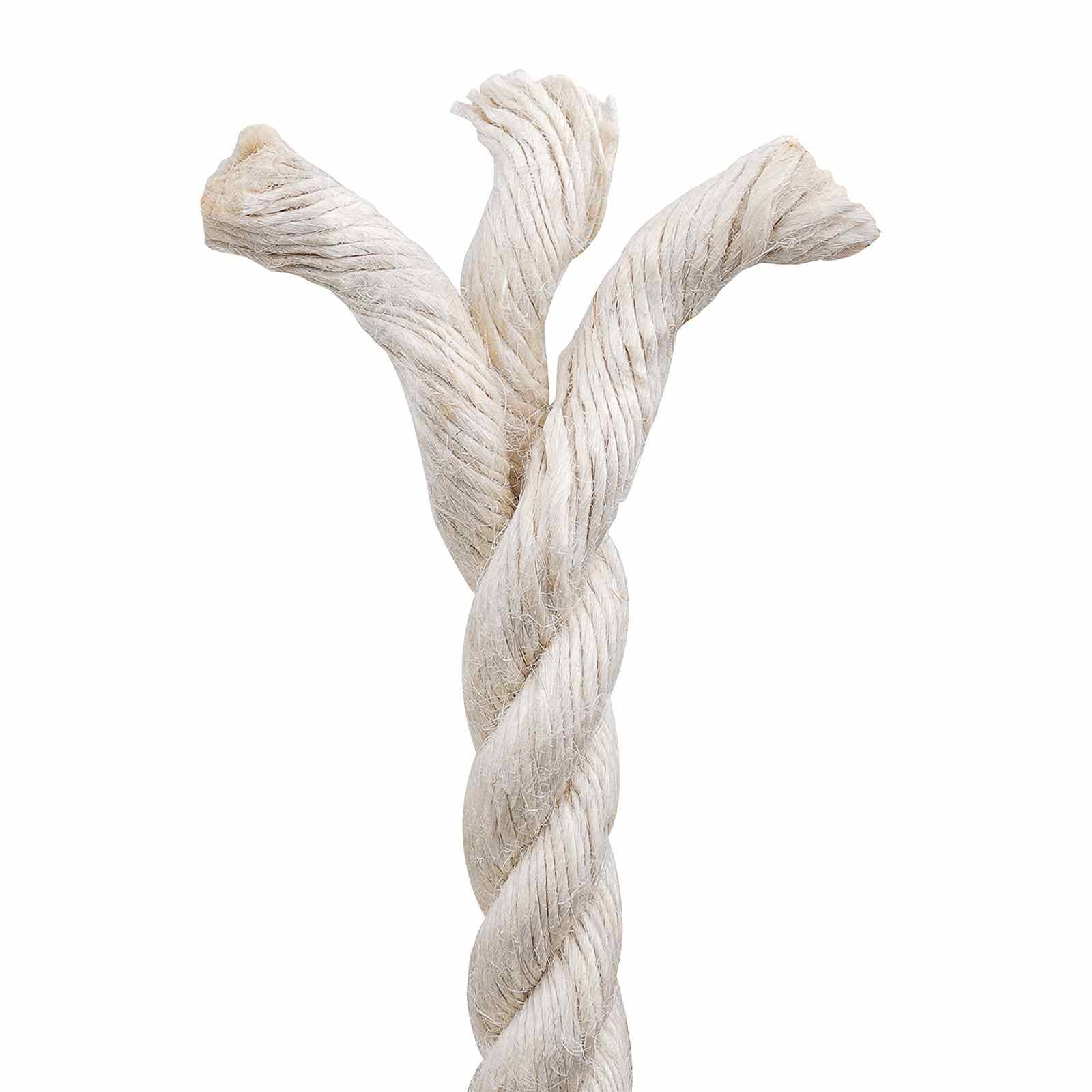 vidaXL Juteseil 10 Weiß 100% Tossa Jute