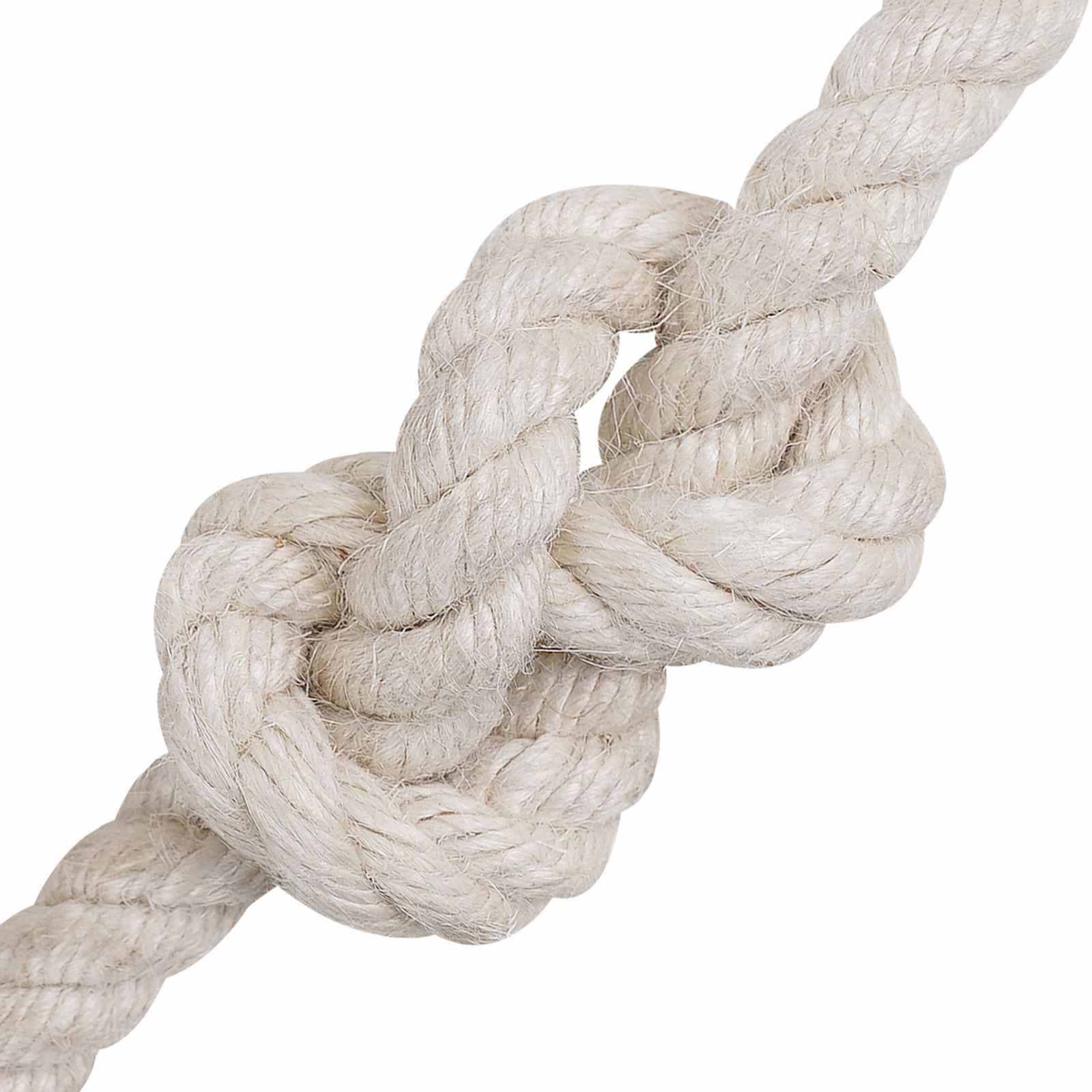 vidaXL Juteseil 12 Weiß 100% Tossa Jute