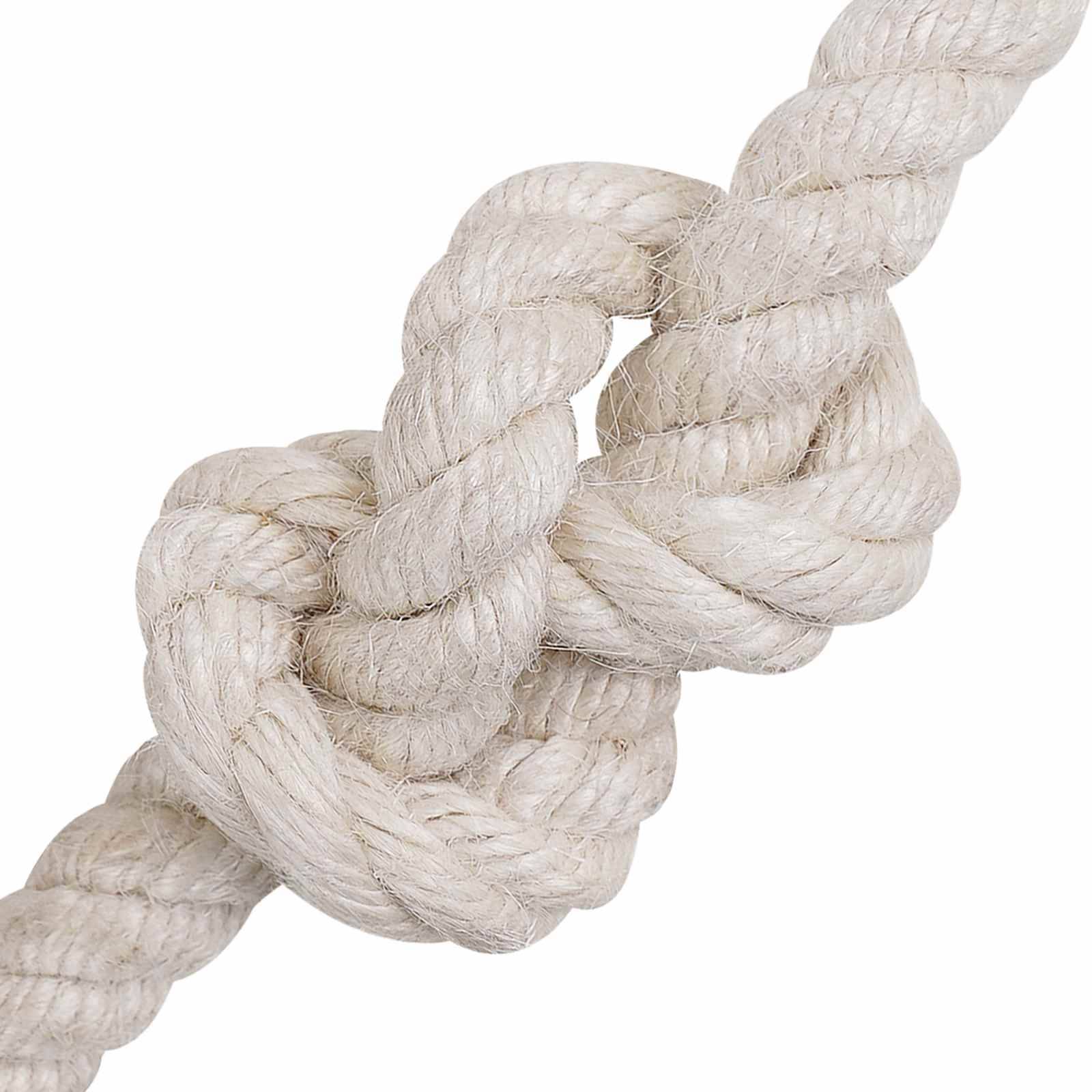 vidaXL Juteseil 14 Weiß 100% Tossa Jute