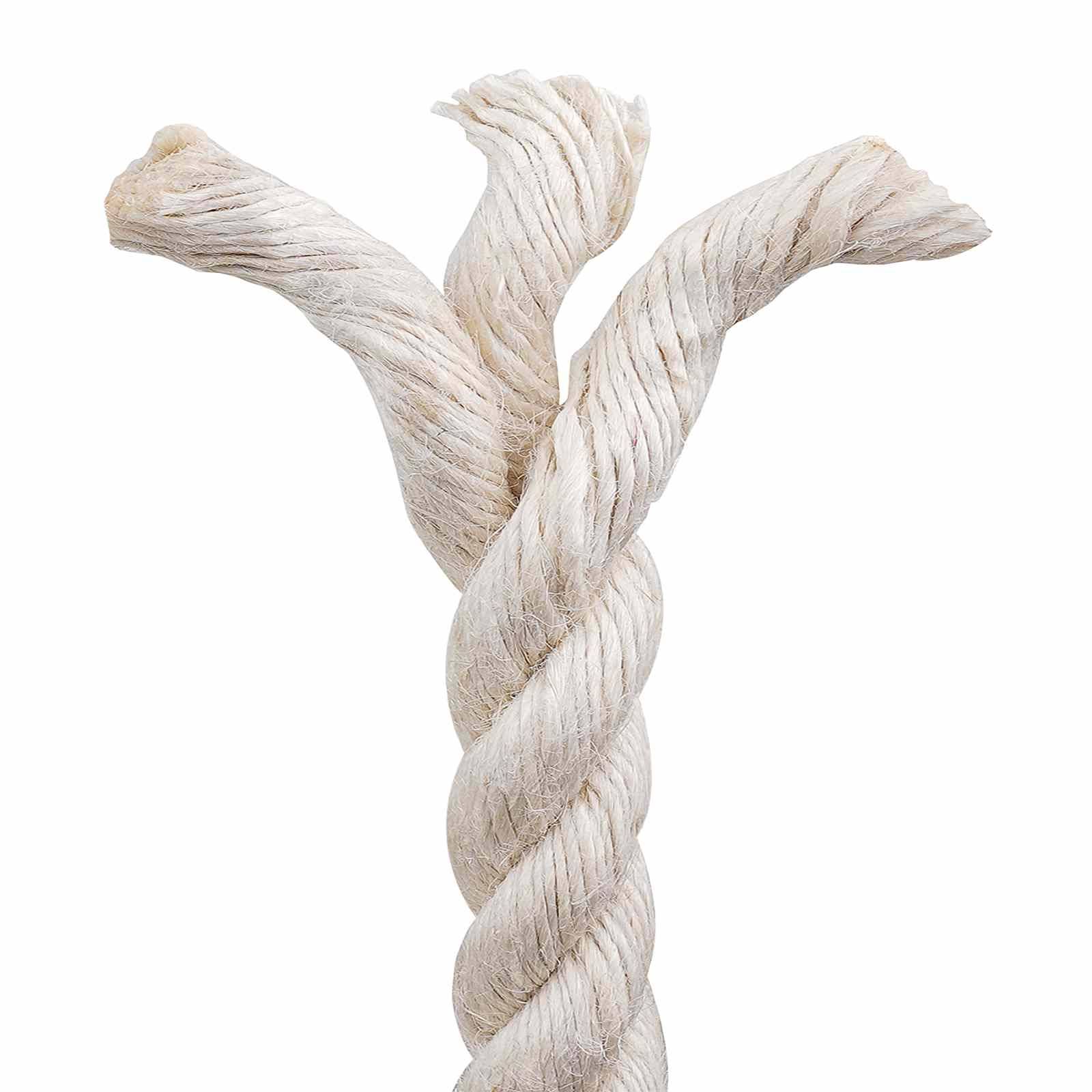 vidaXL Juteseil 14 Weiß 100% Tossa Jute