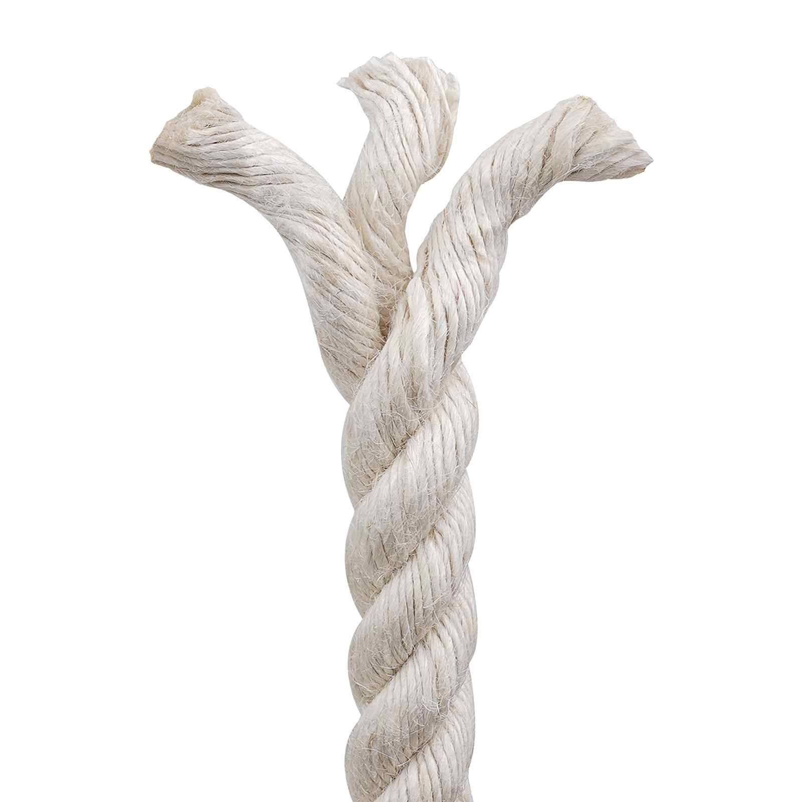 vidaXL Juteseil 16 Weiß 100% Tossa Jute