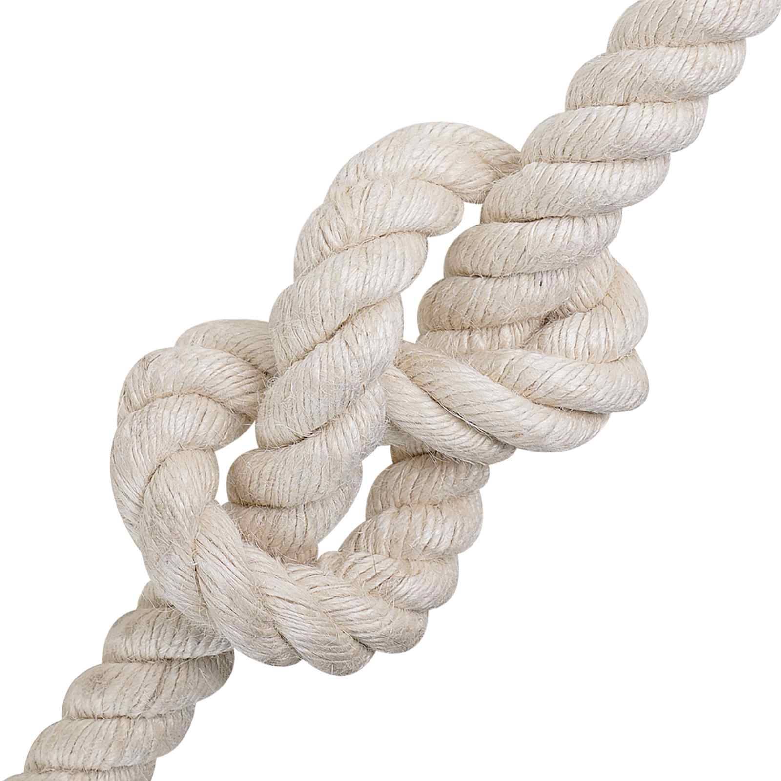 vidaXL Juteseil 16 Weiß 100% Tossa Jute