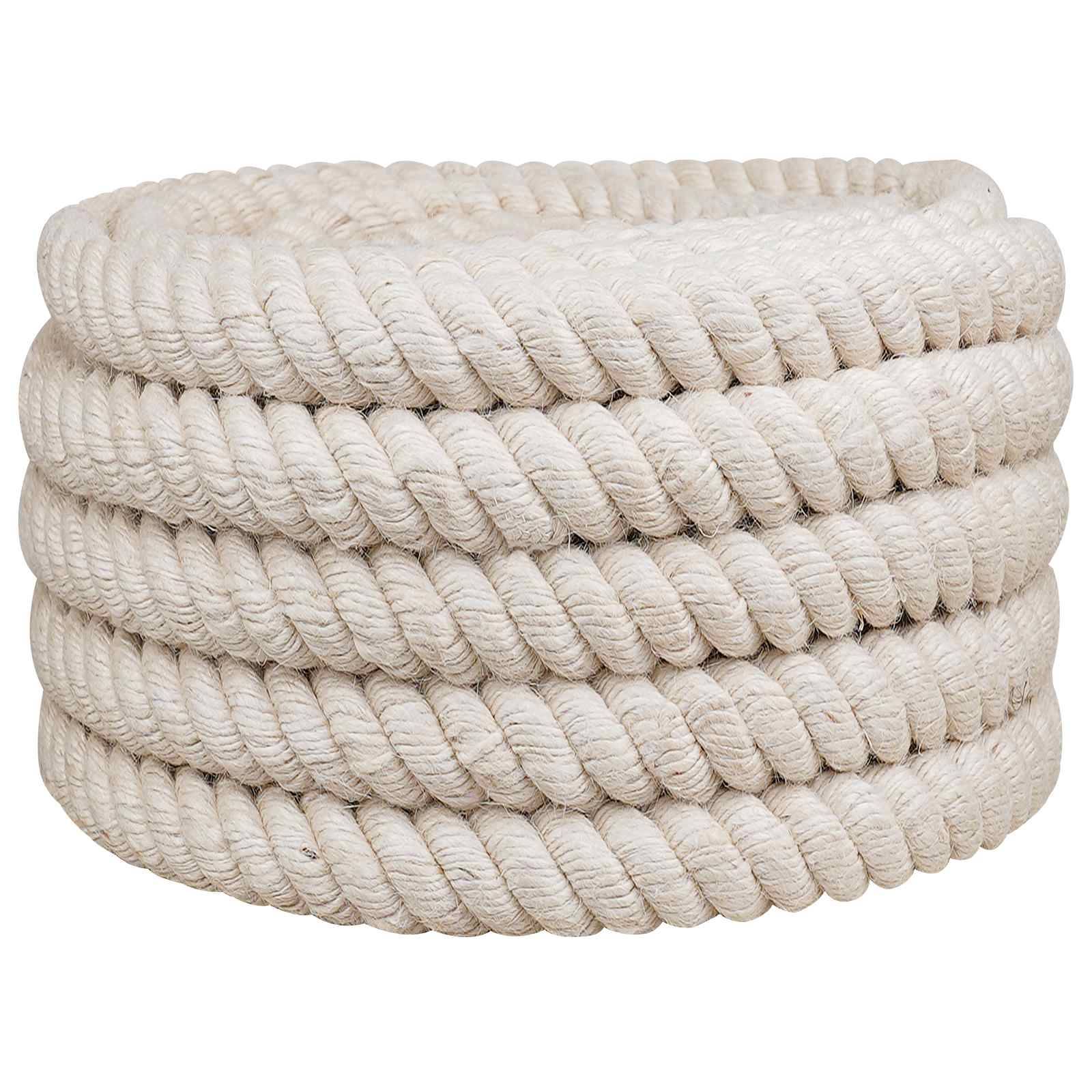 vidaXL Juteseil Weiß 100% Tossa Jute