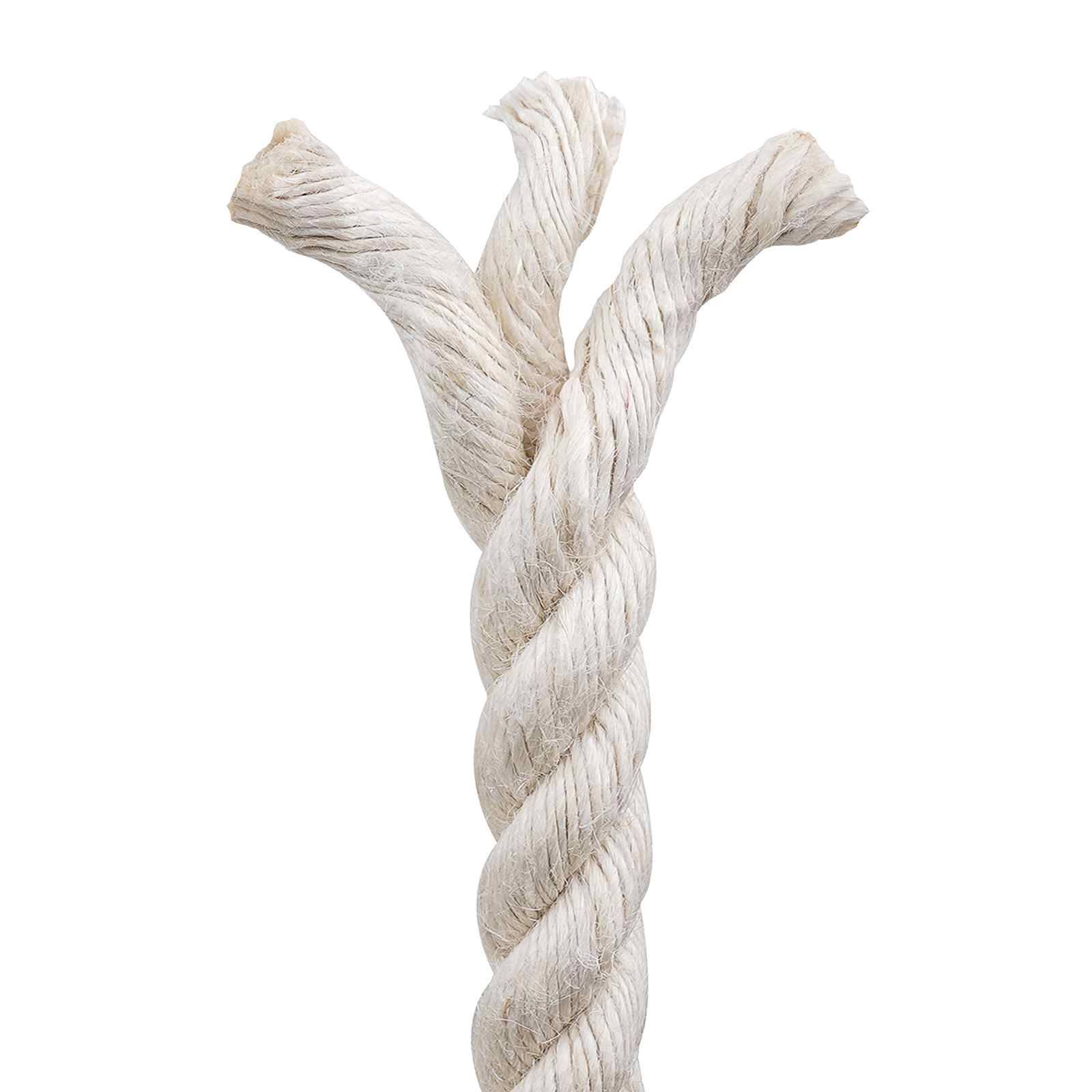 vidaXL Juteseil 30 Weiß 100% Tossa Jute