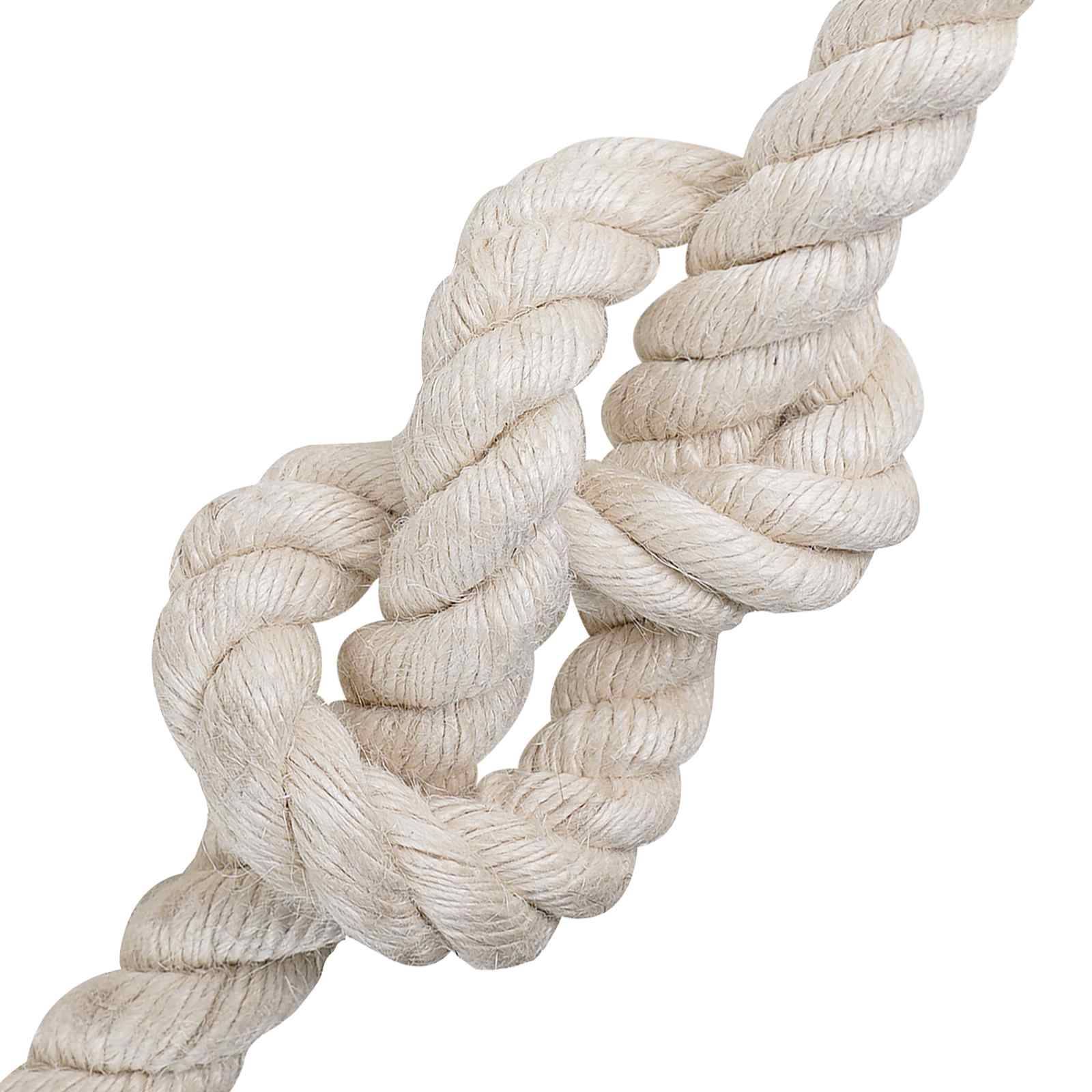 vidaXL Juteseil 30 Weiß 100% Tossa Jute