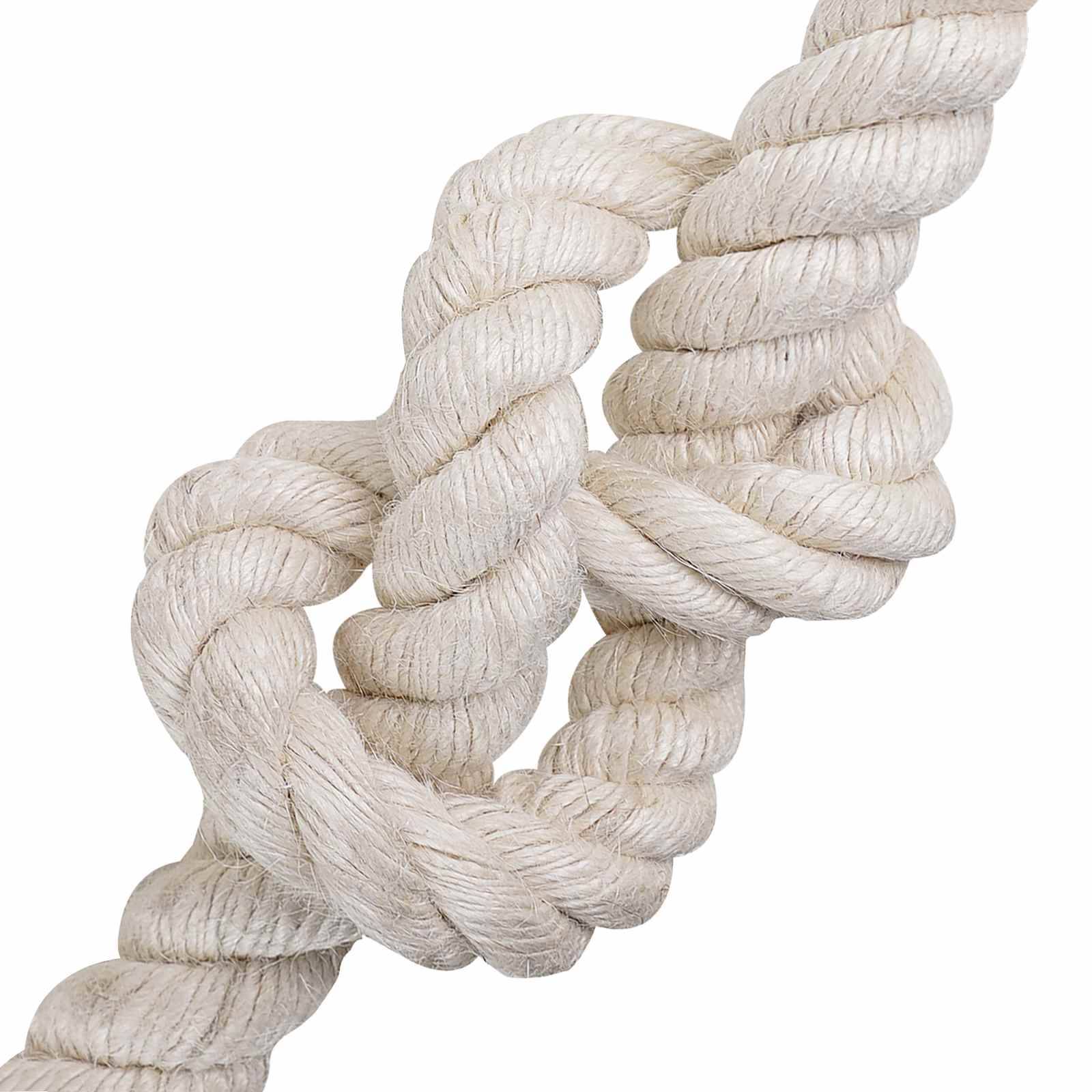 vidaXL Juteseil 40 Weiß 100% Tossa Jute