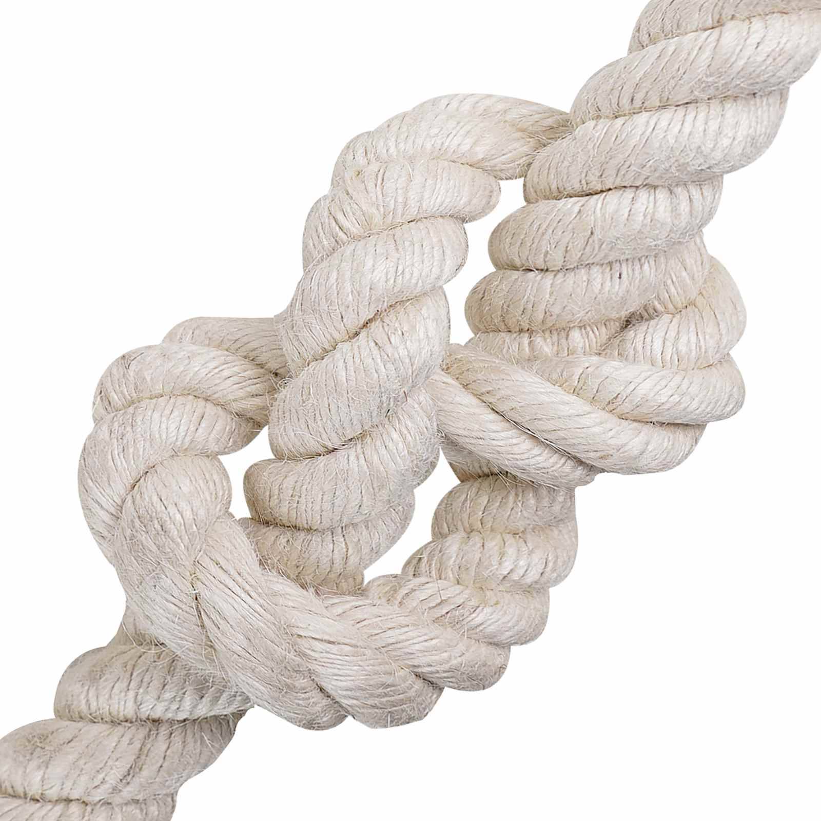 vidaXL Juteseil 50 Weiß 100% Tossa Jute