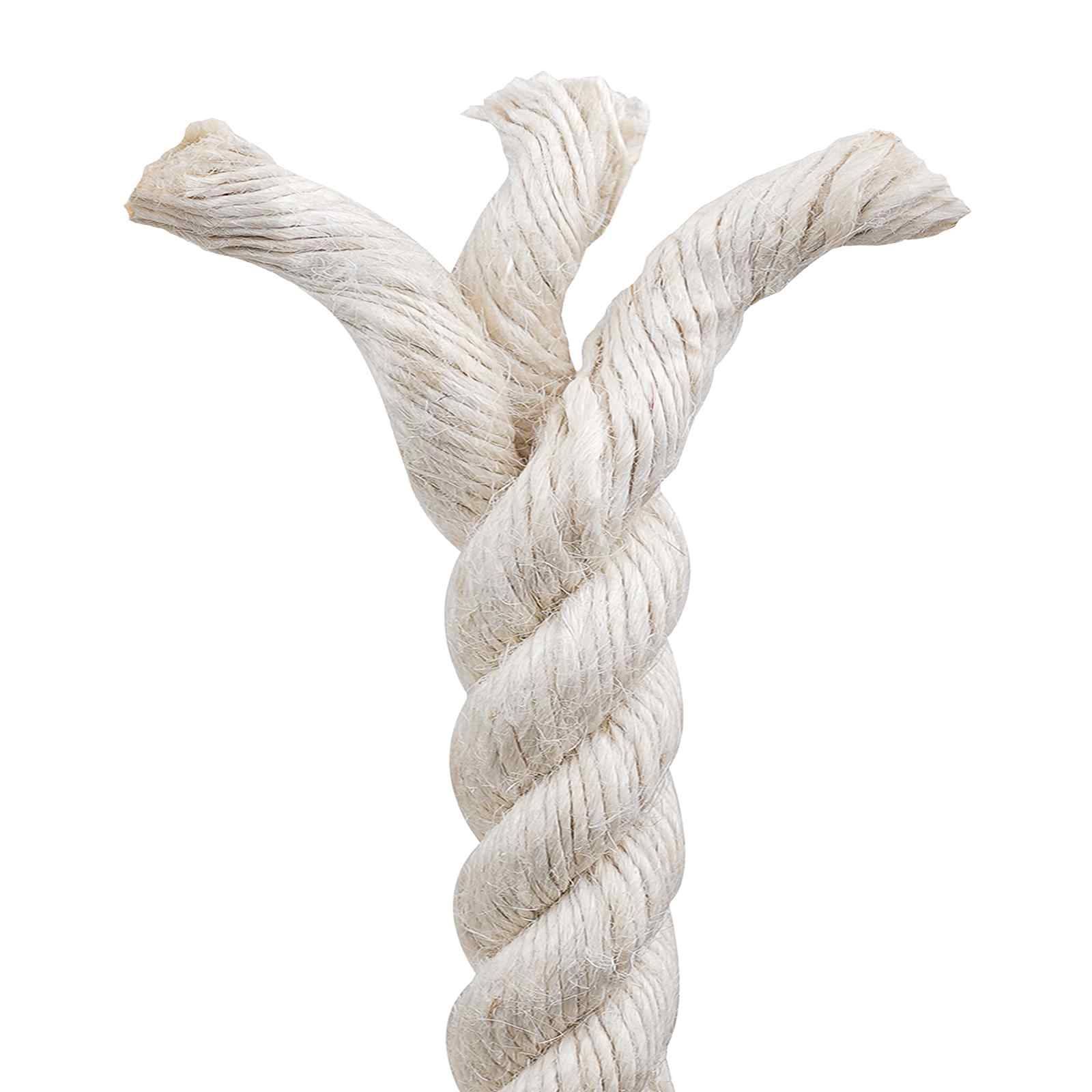 vidaXL Juteseil 50 Weiß 100% Tossa Jute