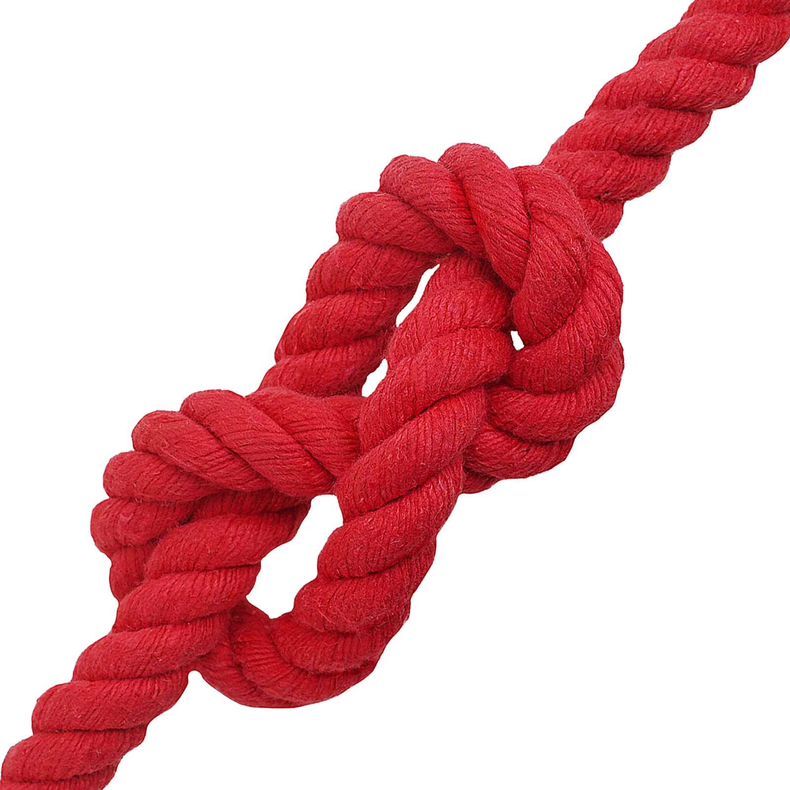 vidaXL Seil Rot 2,4 x 2,4 x 2500 cm Baumwolle