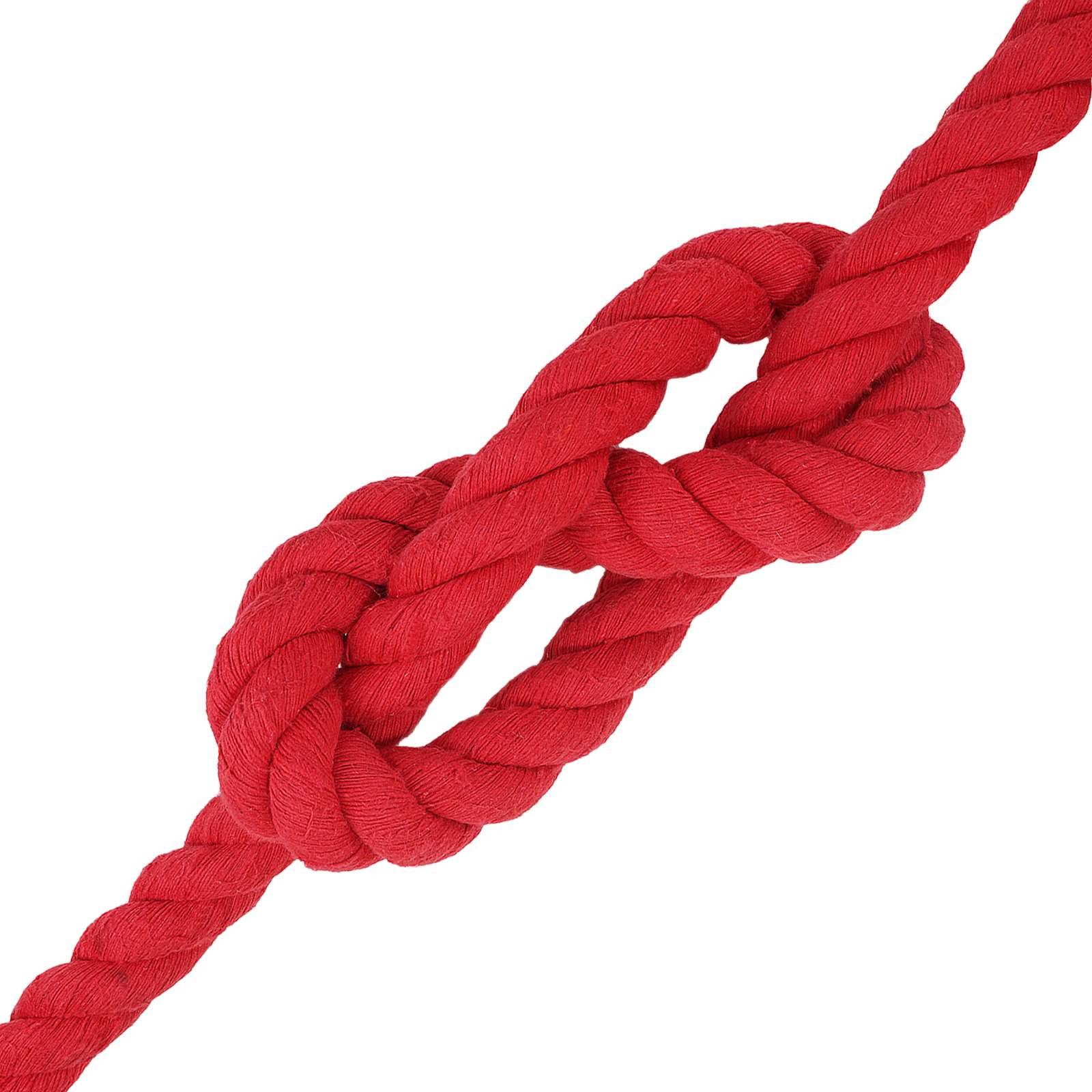 vidaXL Seil Rot 3 x 3 x 1000 cm Baumwolle