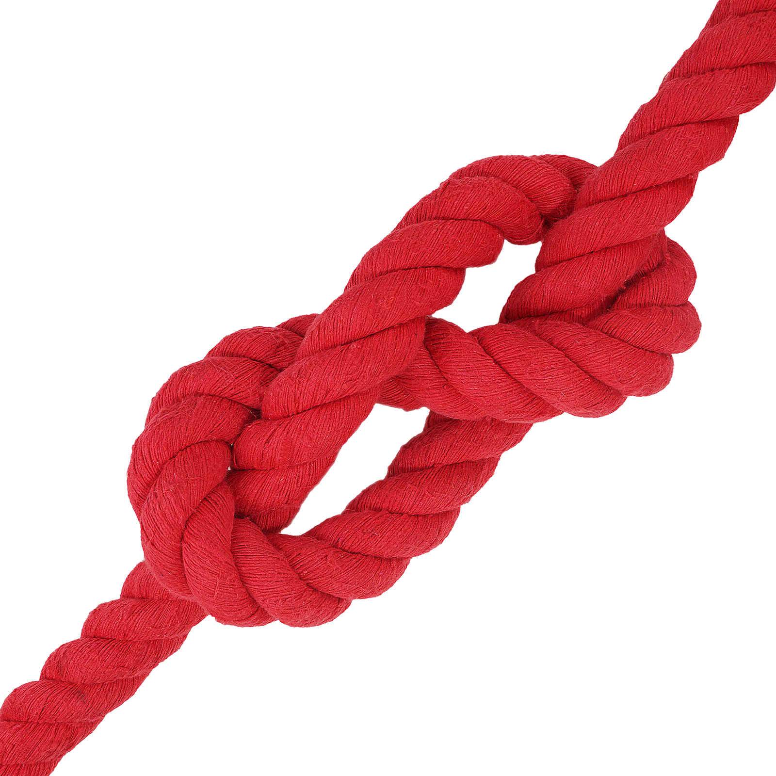 vidaXL Seil Rot 3,6 x 3,6 x 500 cm Baumwolle