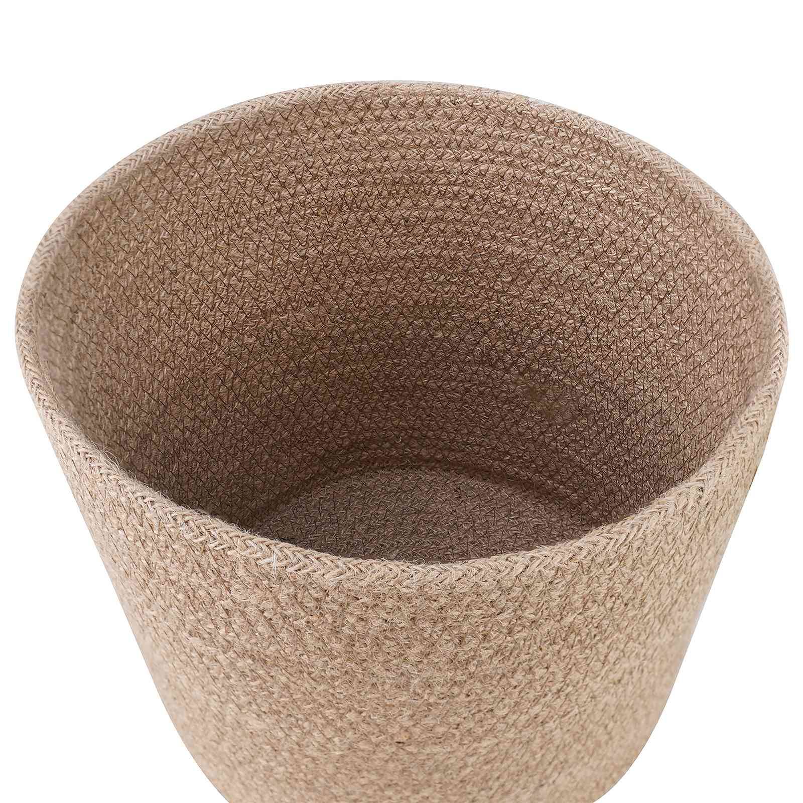 vidaXL Pflanztopfsatz 2 pcs Natur Ø 21 x 21 cm 100% Tossa-Jute